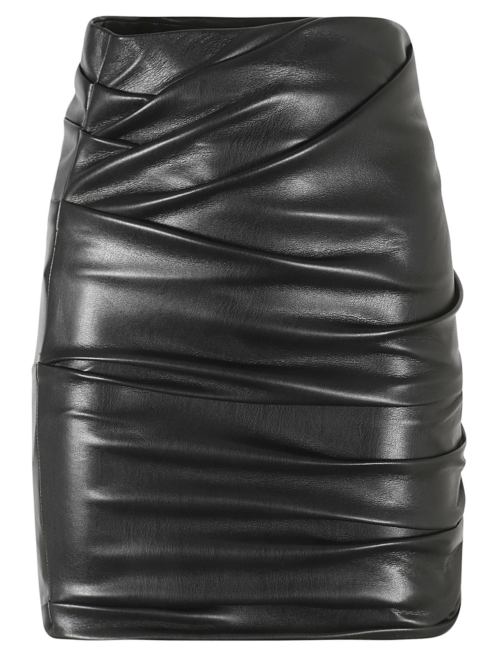 Shop Philosophy Di Lorenzo Serafini Side Zip Skirt In Black
