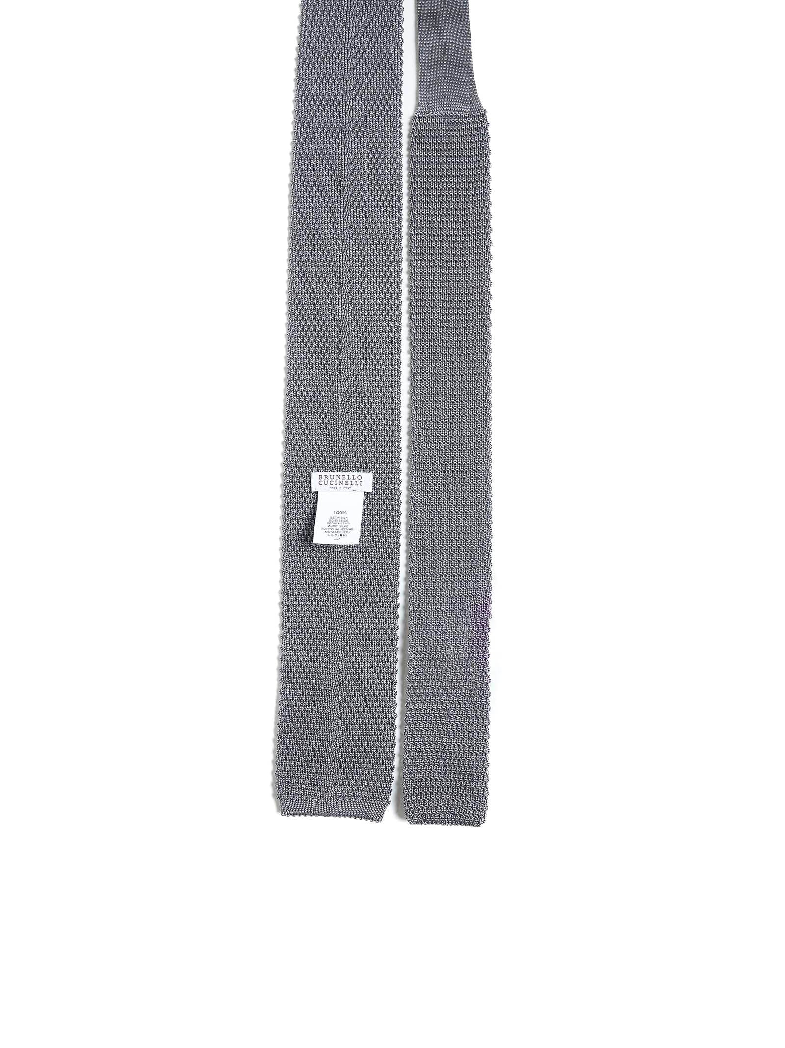 Shop Brunello Cucinelli Tie In Grey