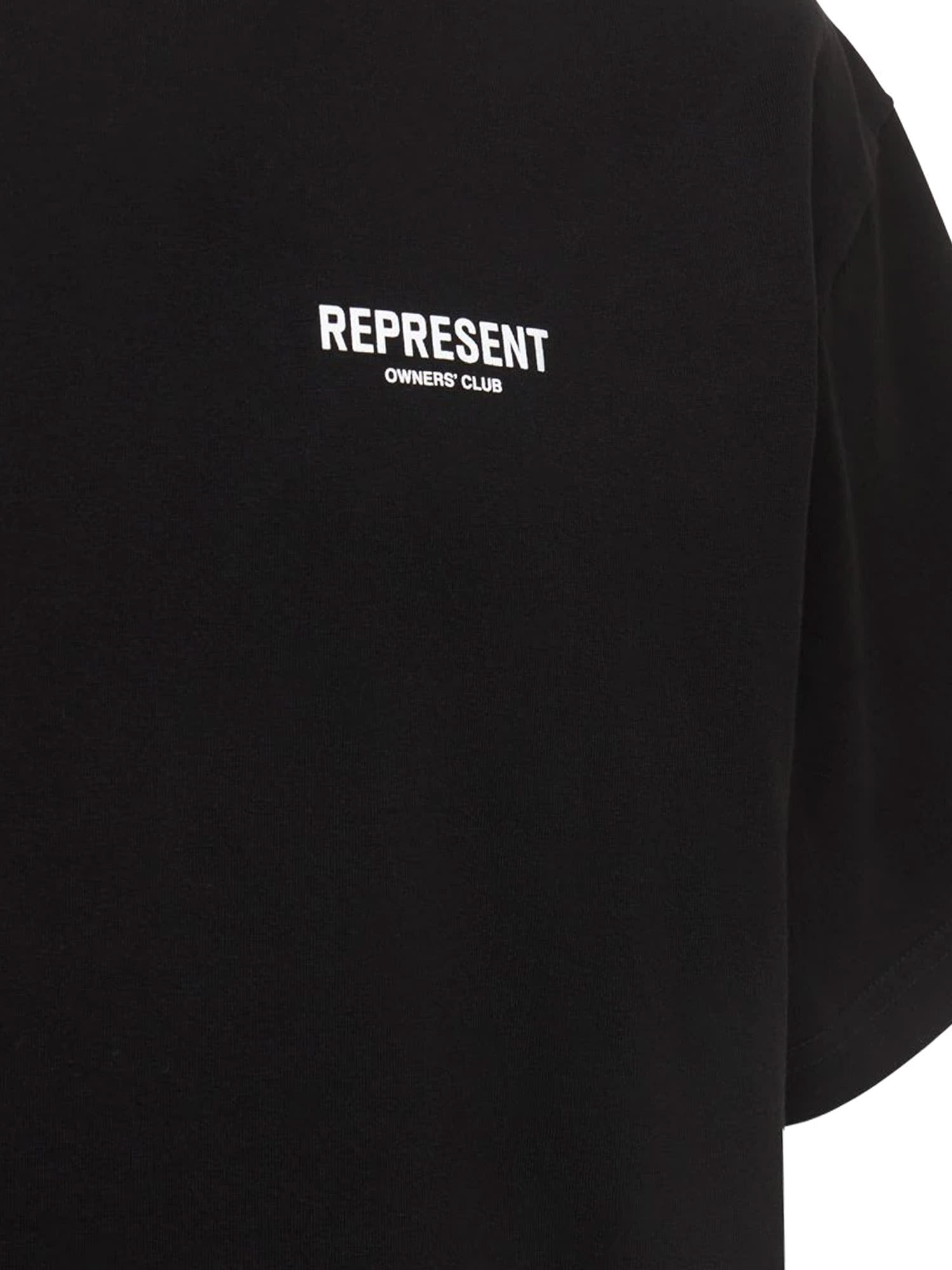 Shop Represent Logo Printed T-shirt In Black