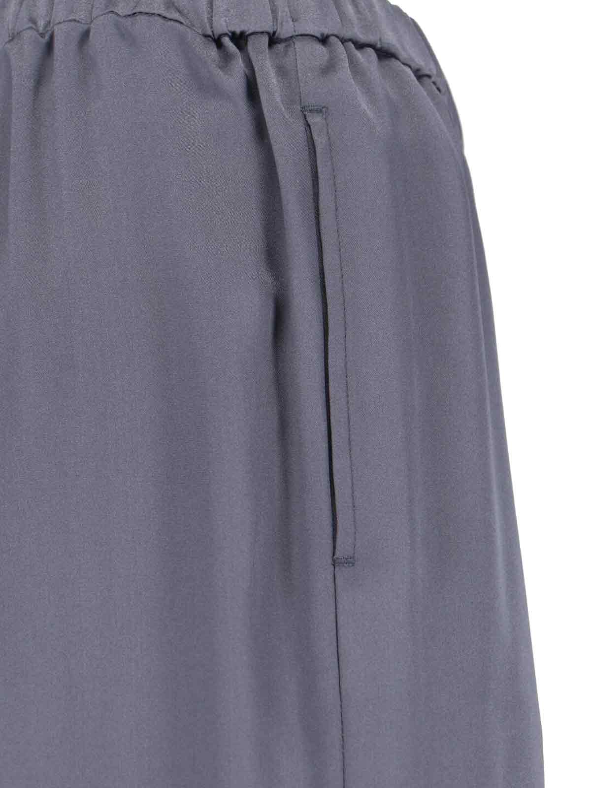 Aspesi Elasticated Trousers In Gray