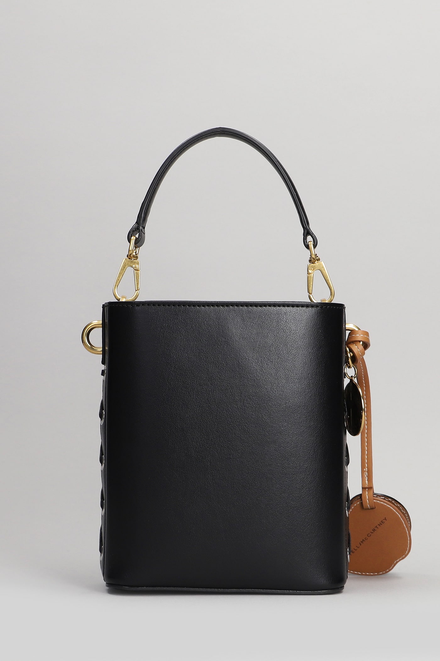 Shop Stella Mccartney Shoulder Bag In Black Polyamide