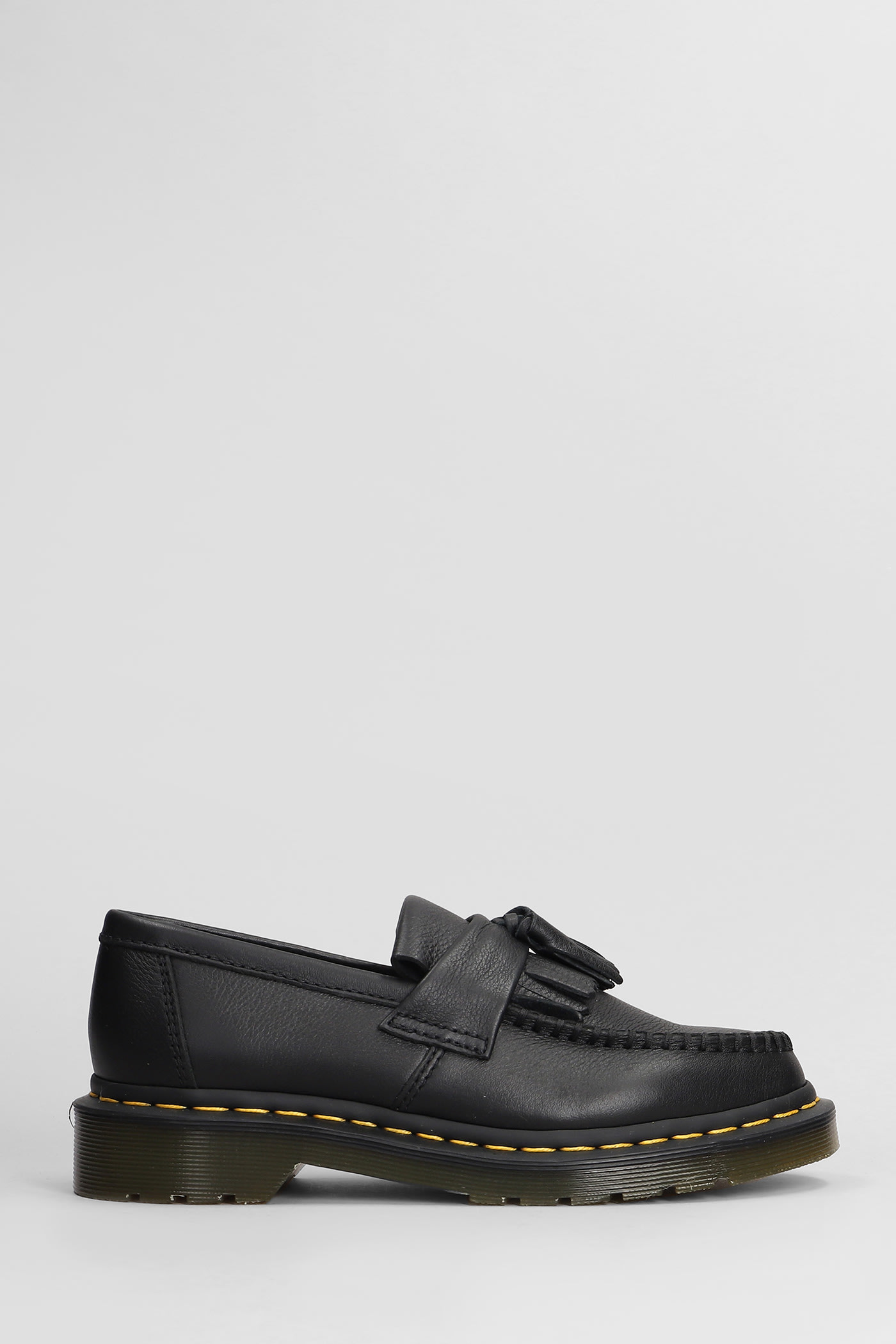 Shop Dr. Martens' Adrian Loafers In Black Leather