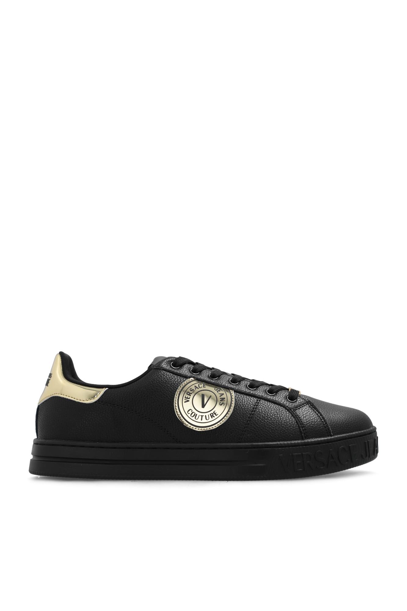 Shop Versace Jeans Couture Sneakers With Logo