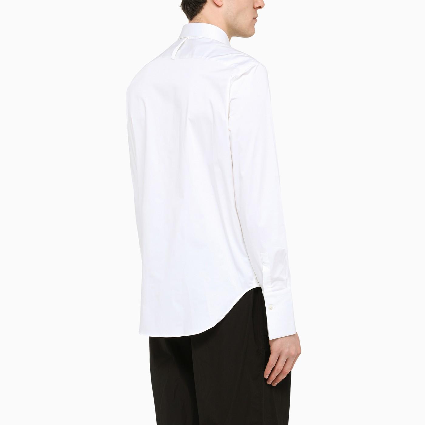 Shop Ferragamo Classic White Cotton Shirt