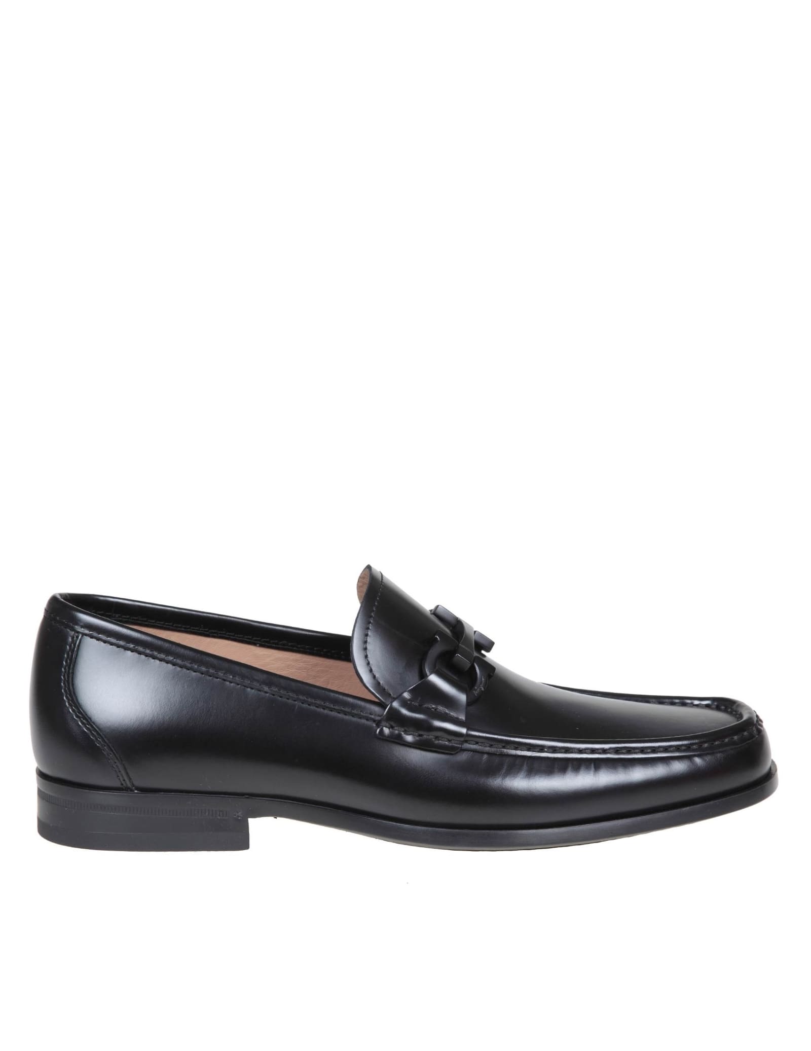 Salvatore Ferragamo Great Loafer In Black Leather