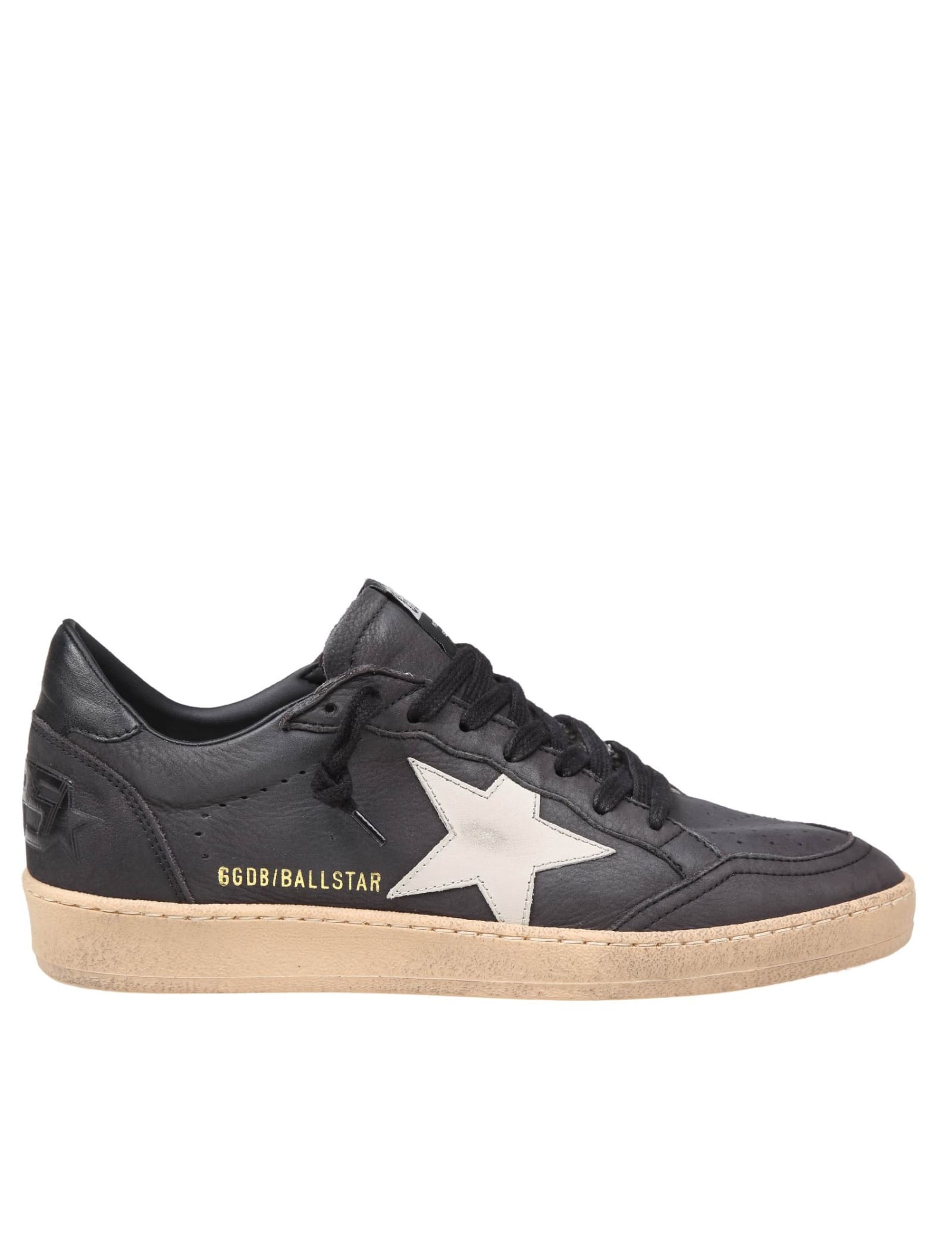 Ballstar Sneakers In Dark Gray Leather