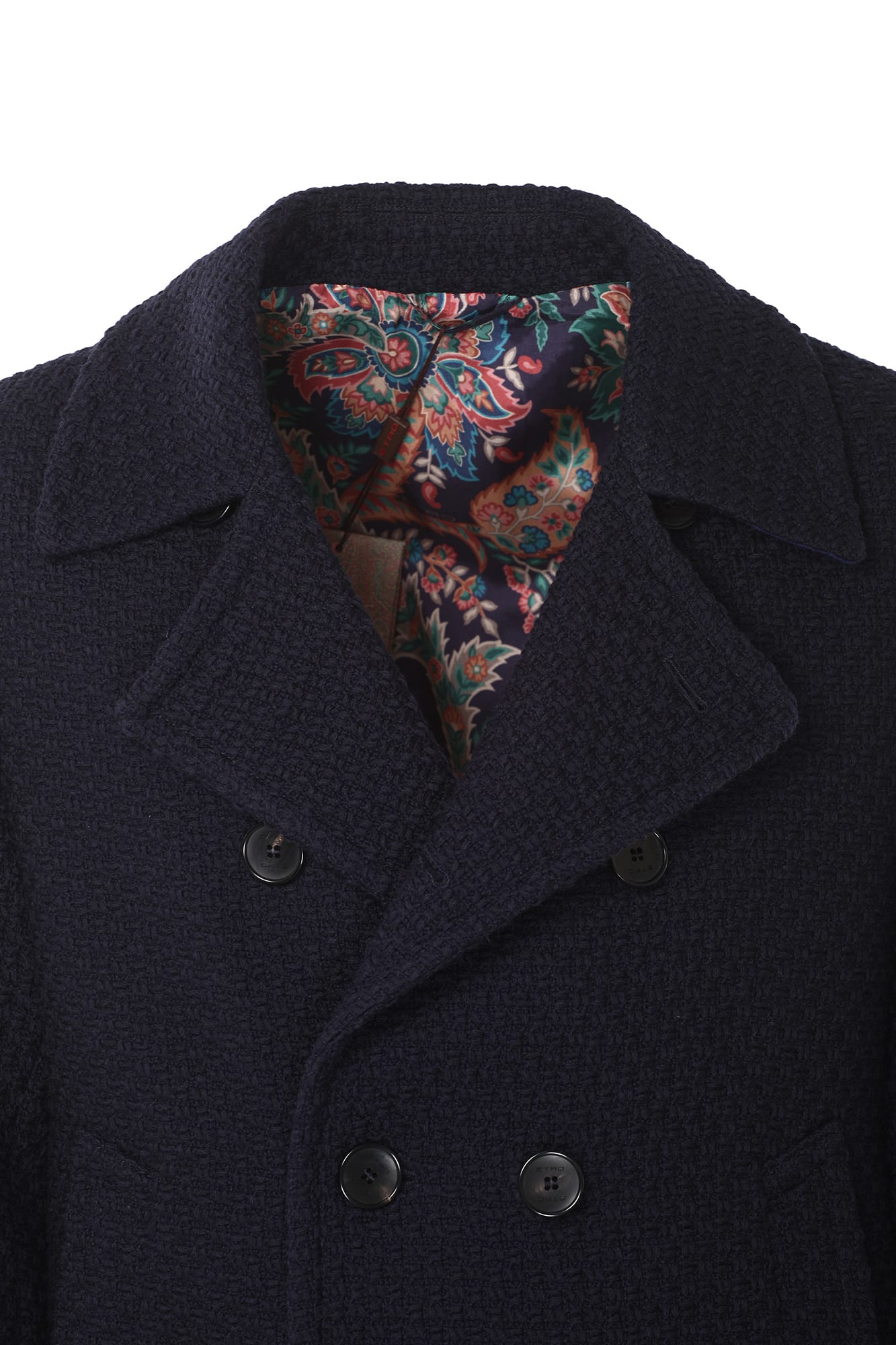 Shop Etro Coats Blue