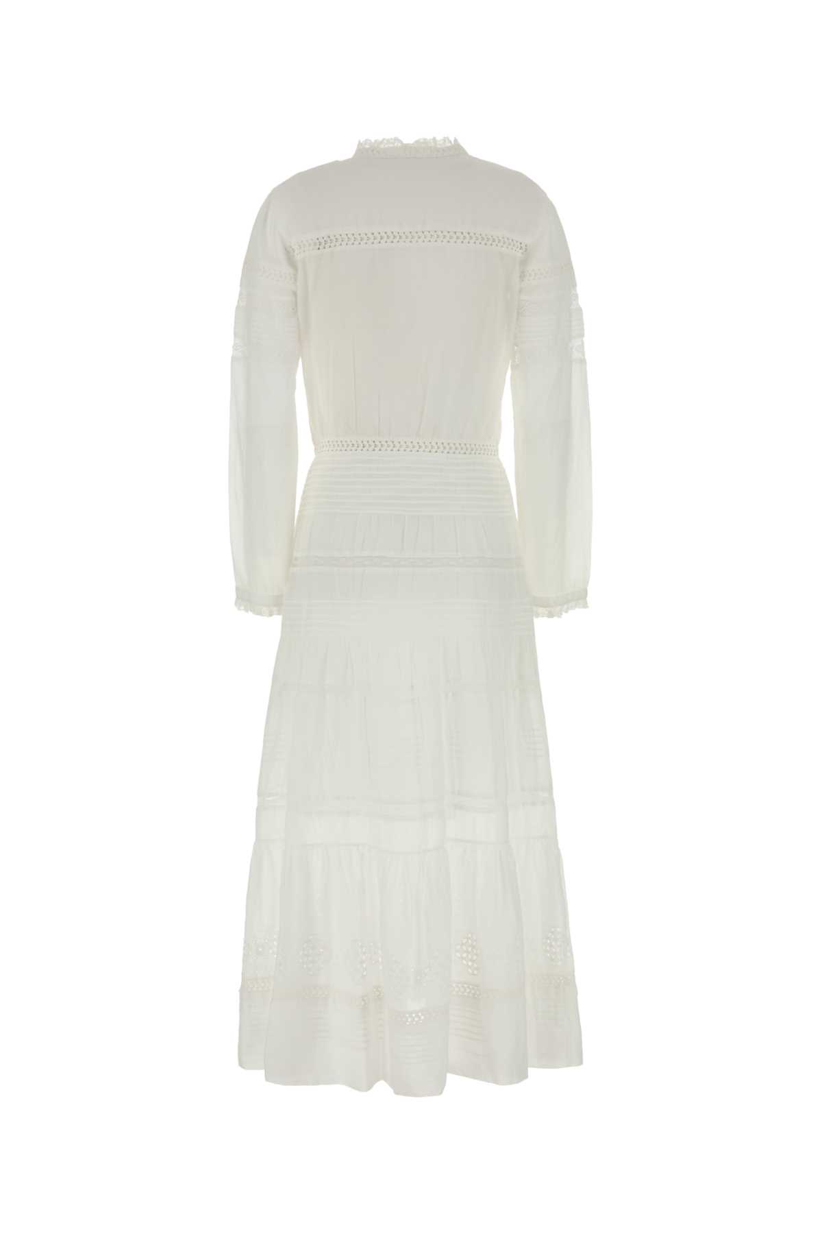 Isabel Marant Étoile Isabel Marant Etoile Women White Cotton Daniva Dress In Neutral