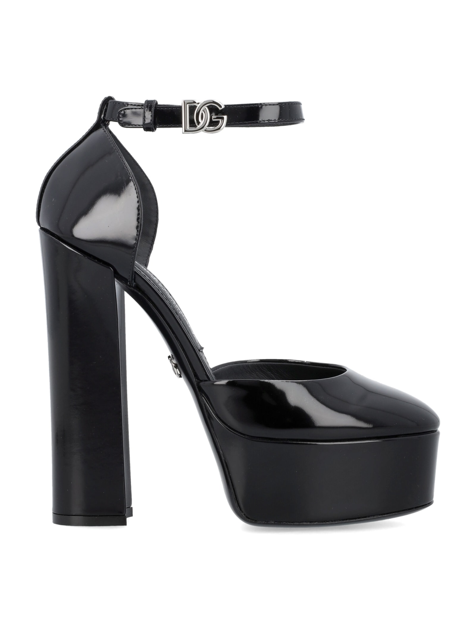 Dolce & Gabbana Ankle Strap Platform Pump