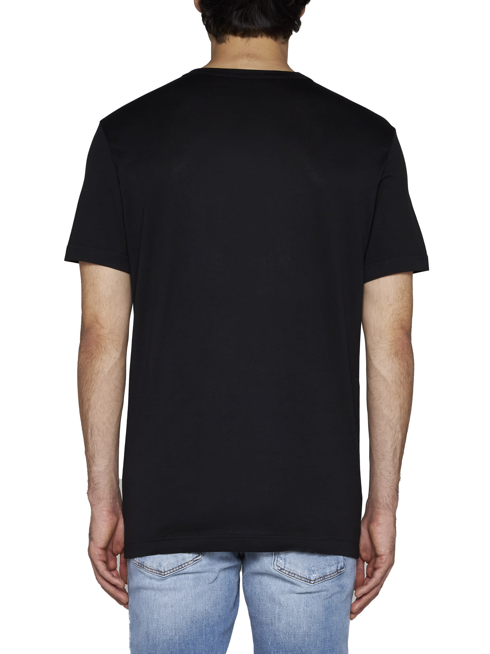 Dolce & Gabbana Black Cotton T-shirt