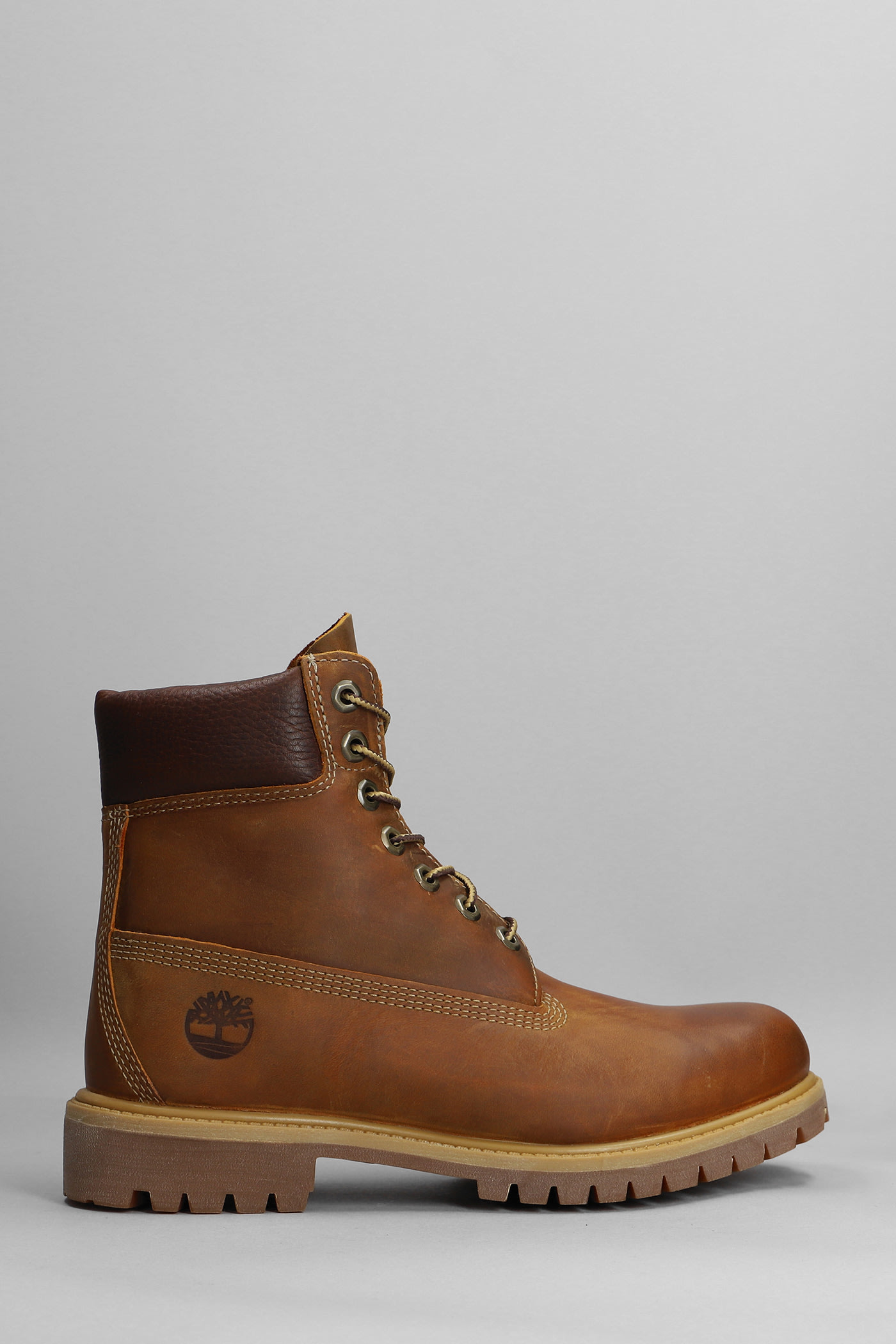 Timberland Heritage 6in Combat Boots In Leather Color Leather