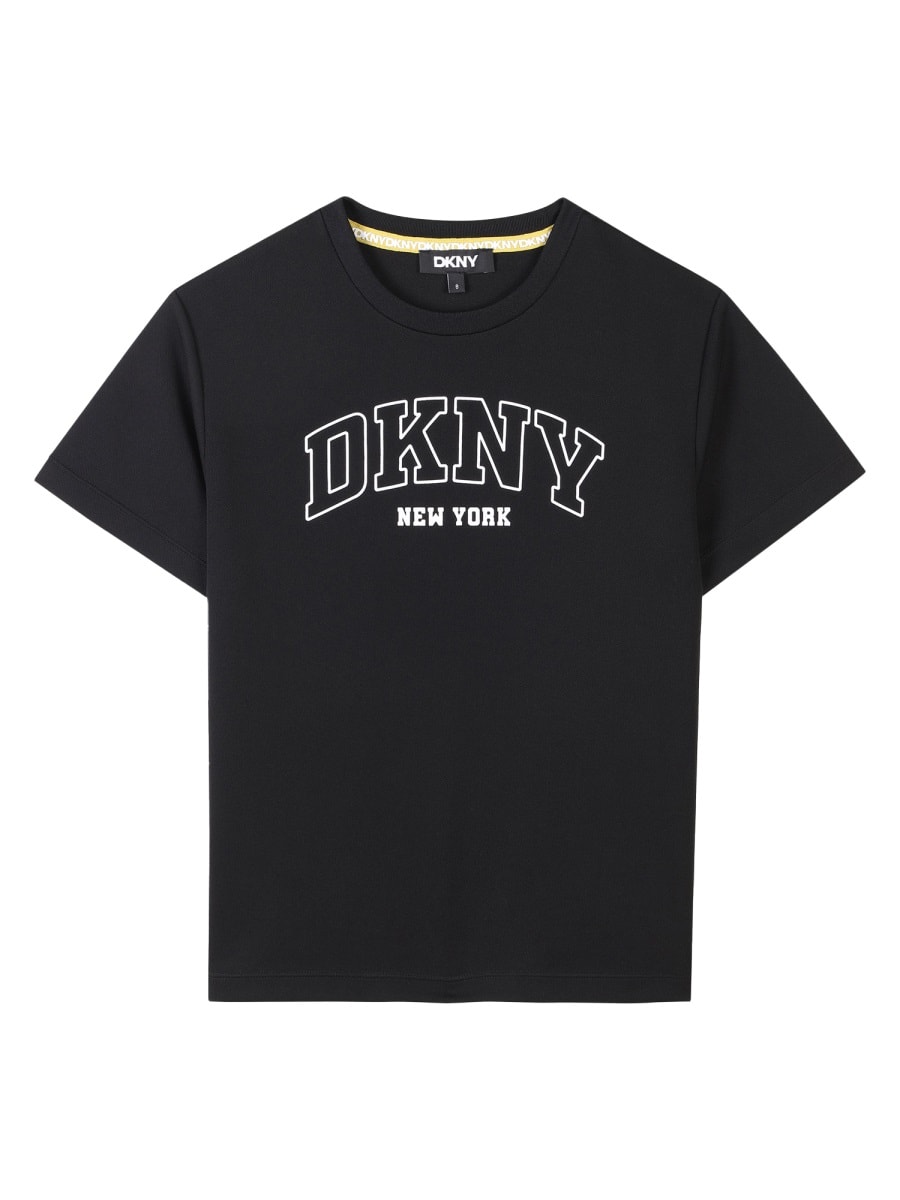 Dkny Kids' T-shirt In Black