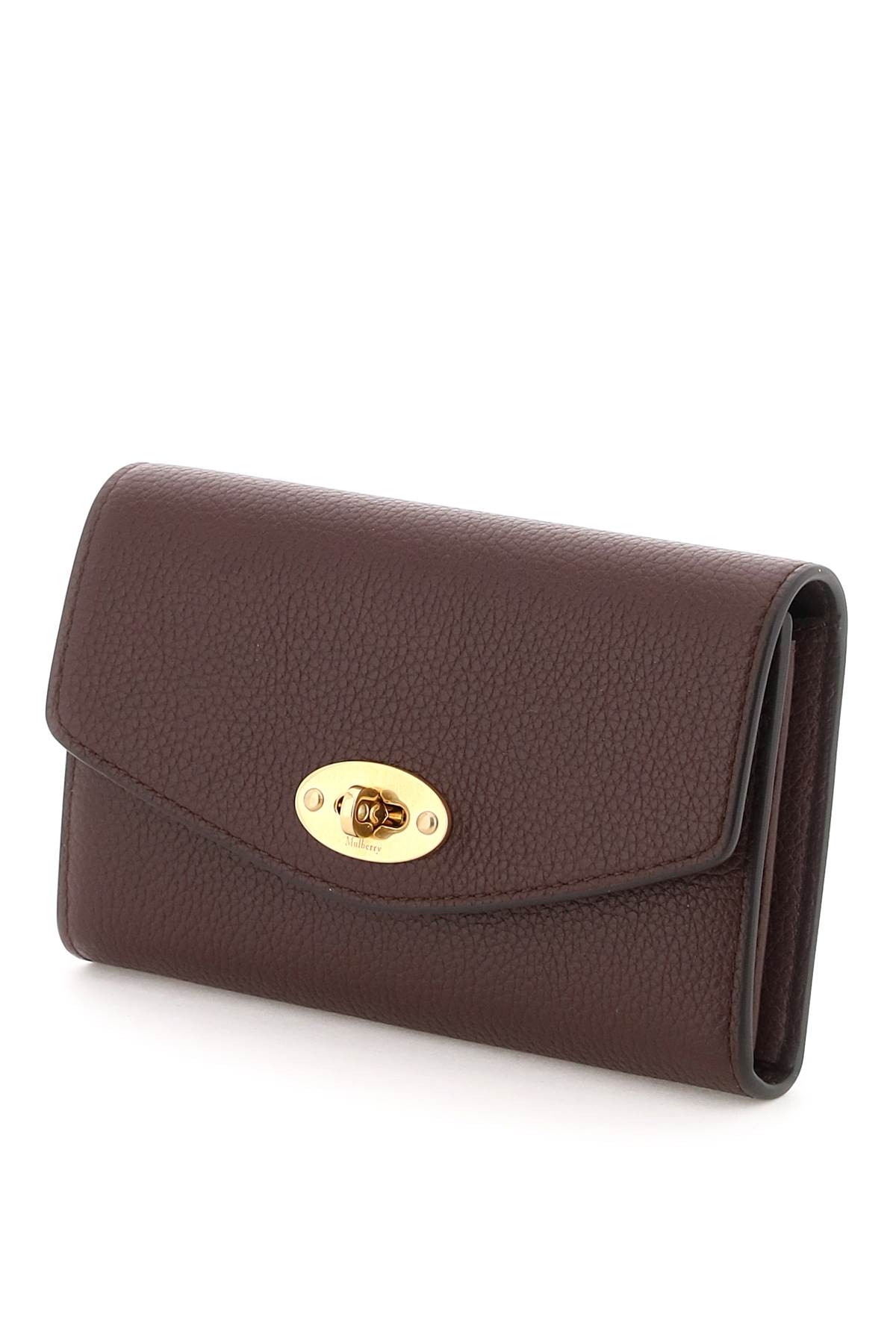 Shop Mulberry Darley Wallet In Oxblood (red)