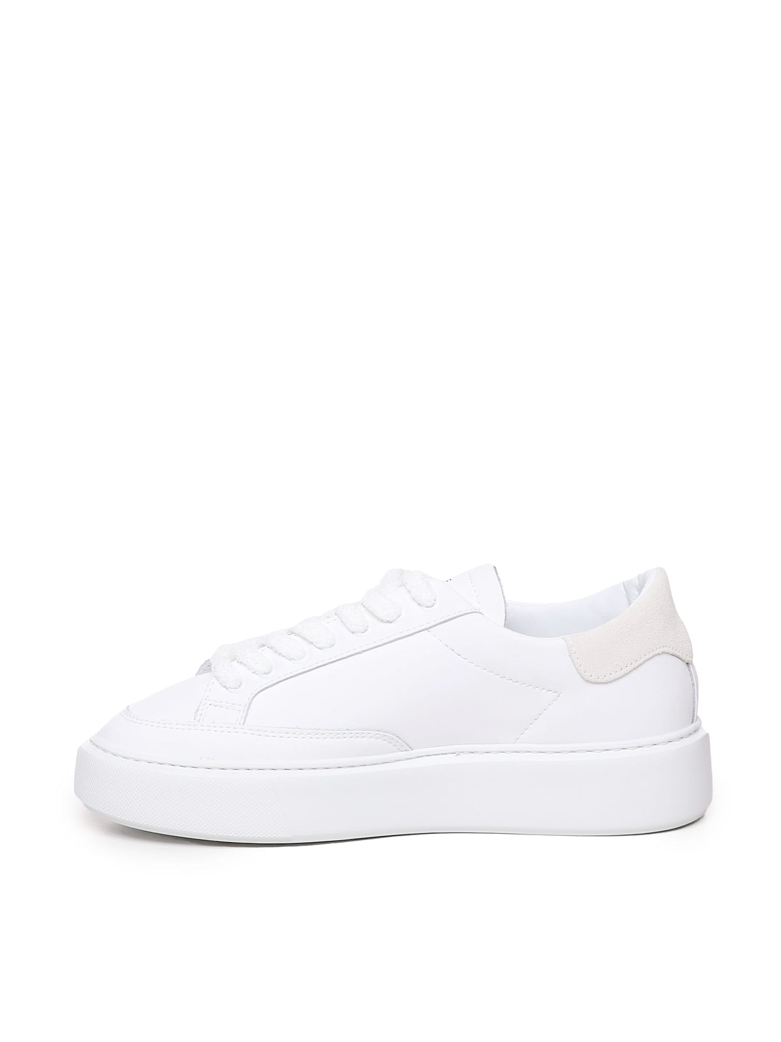 Shop Date Sneakers Sfera In Leather In White