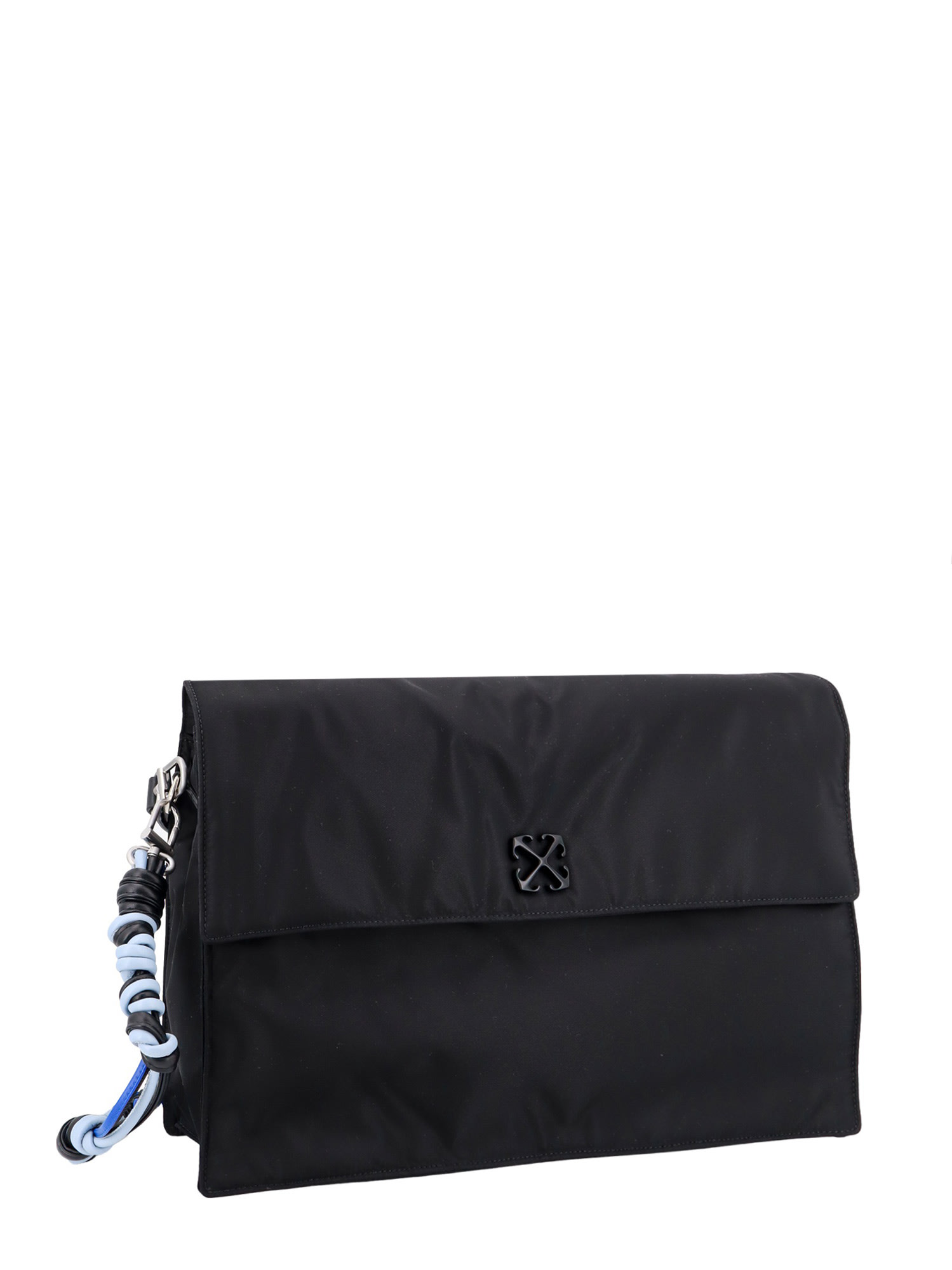 Shop Off-white Soft Jitney Shoulder Bag In Black