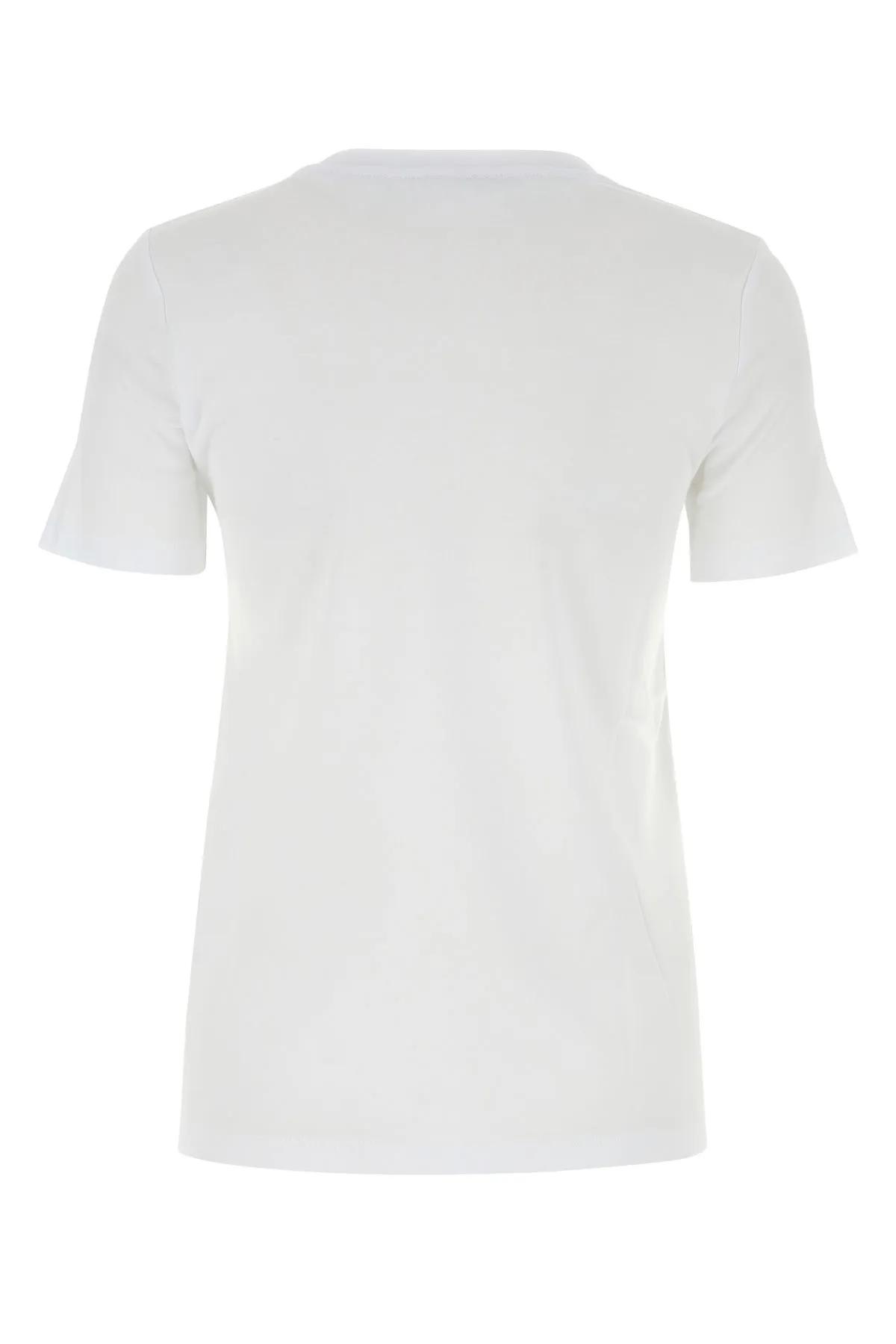 Shop 's Max Mara White Cotton Madera T-shirt