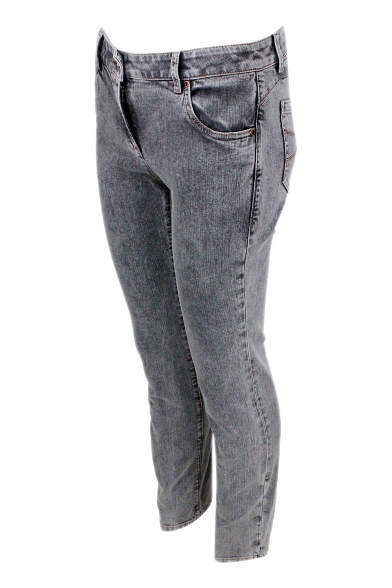 Shop Brunello Cucinelli Pants In Grey