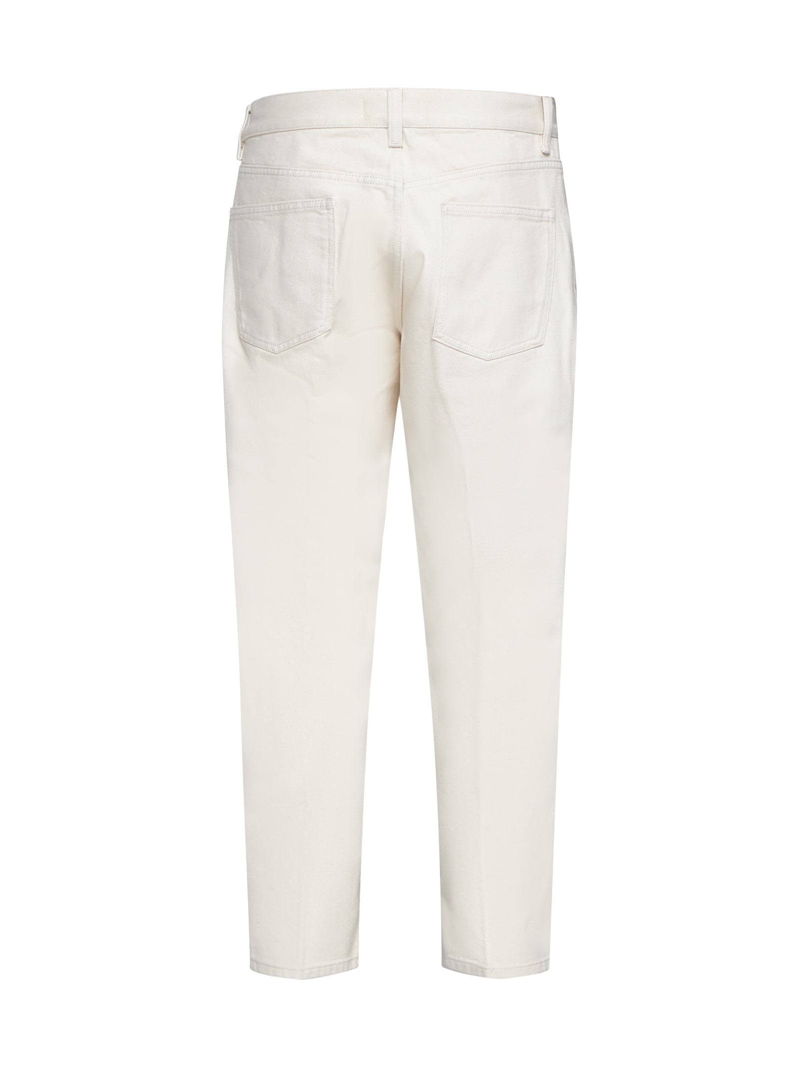 Shop Lardini Jeans In White