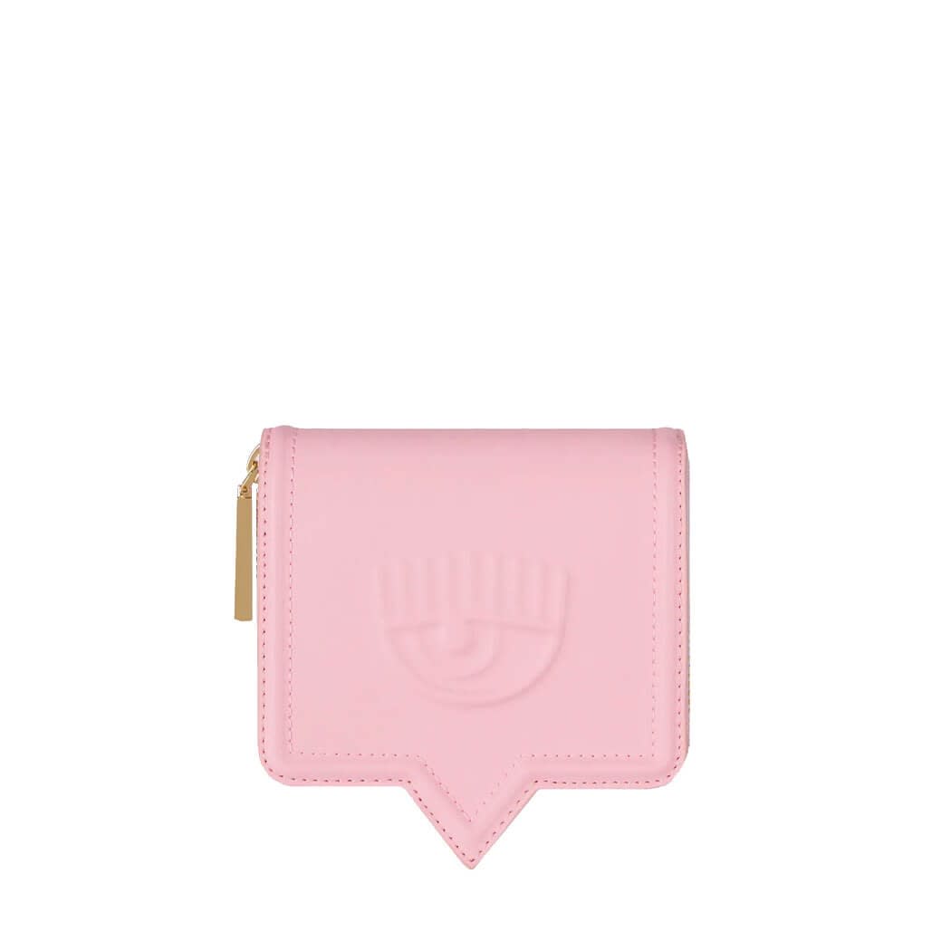 Chiara Ferragni Eyelike Small Pink Wallet