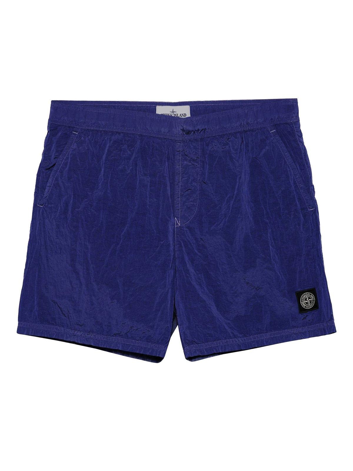 Compass-patch Swim Shorts - Stone Island - Modalova