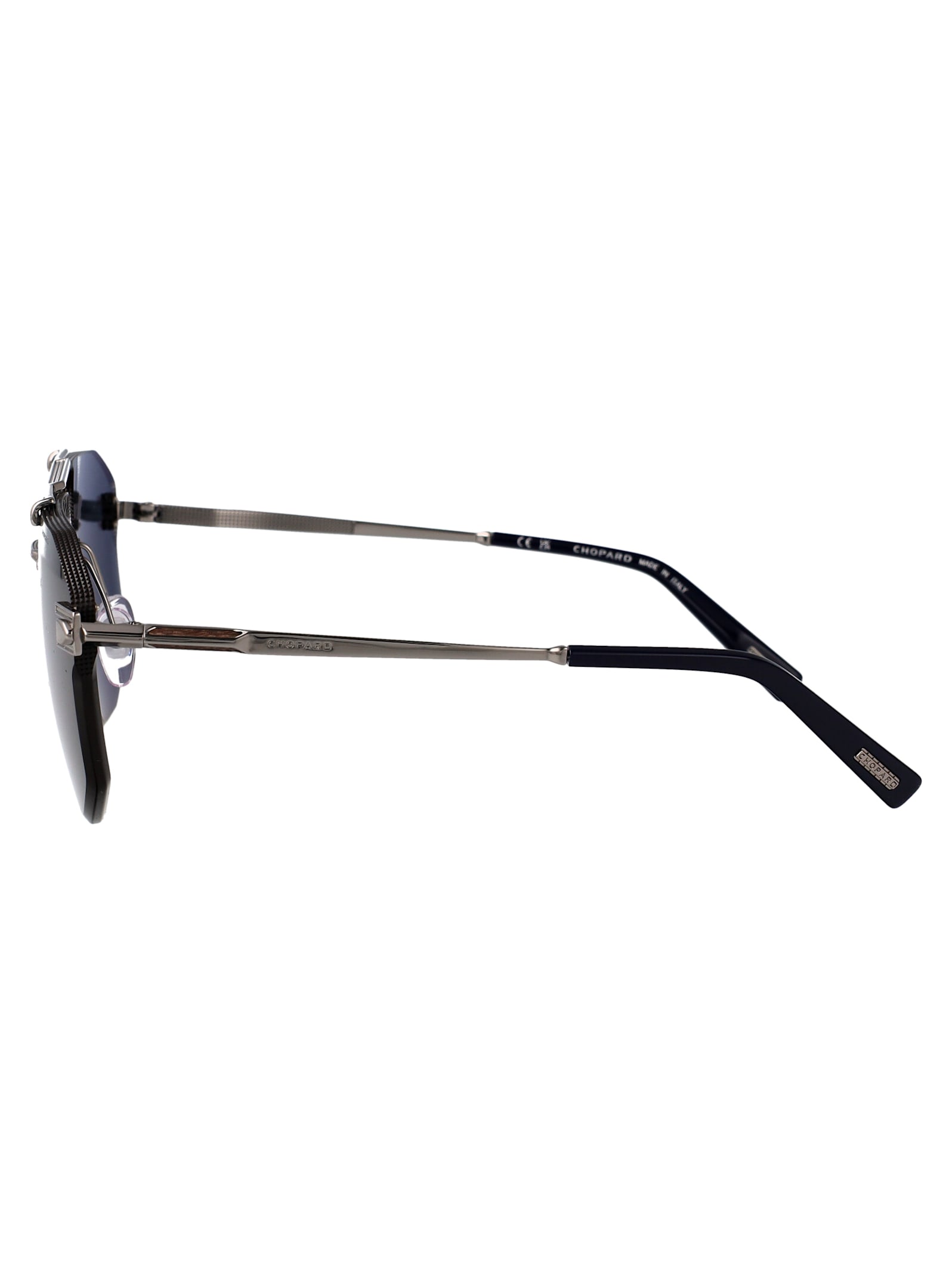 Chopard Schl23 Sunglasses In Rutenio Lucido Totale