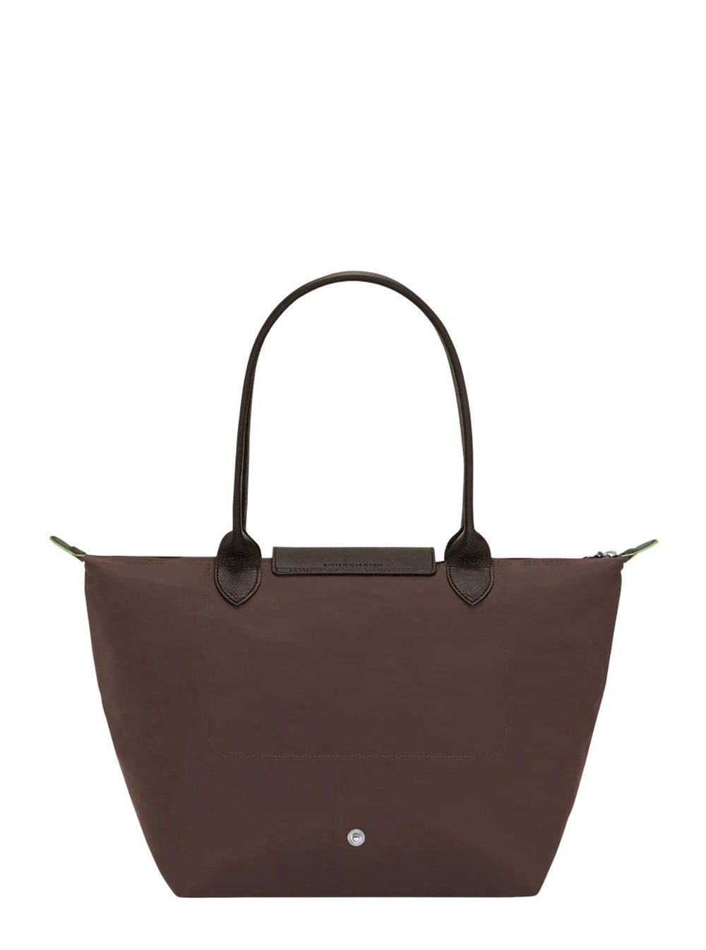 Longchamp M Le Pliage Original Brown Tote Bag With Embossed Logo In Canvas Woman