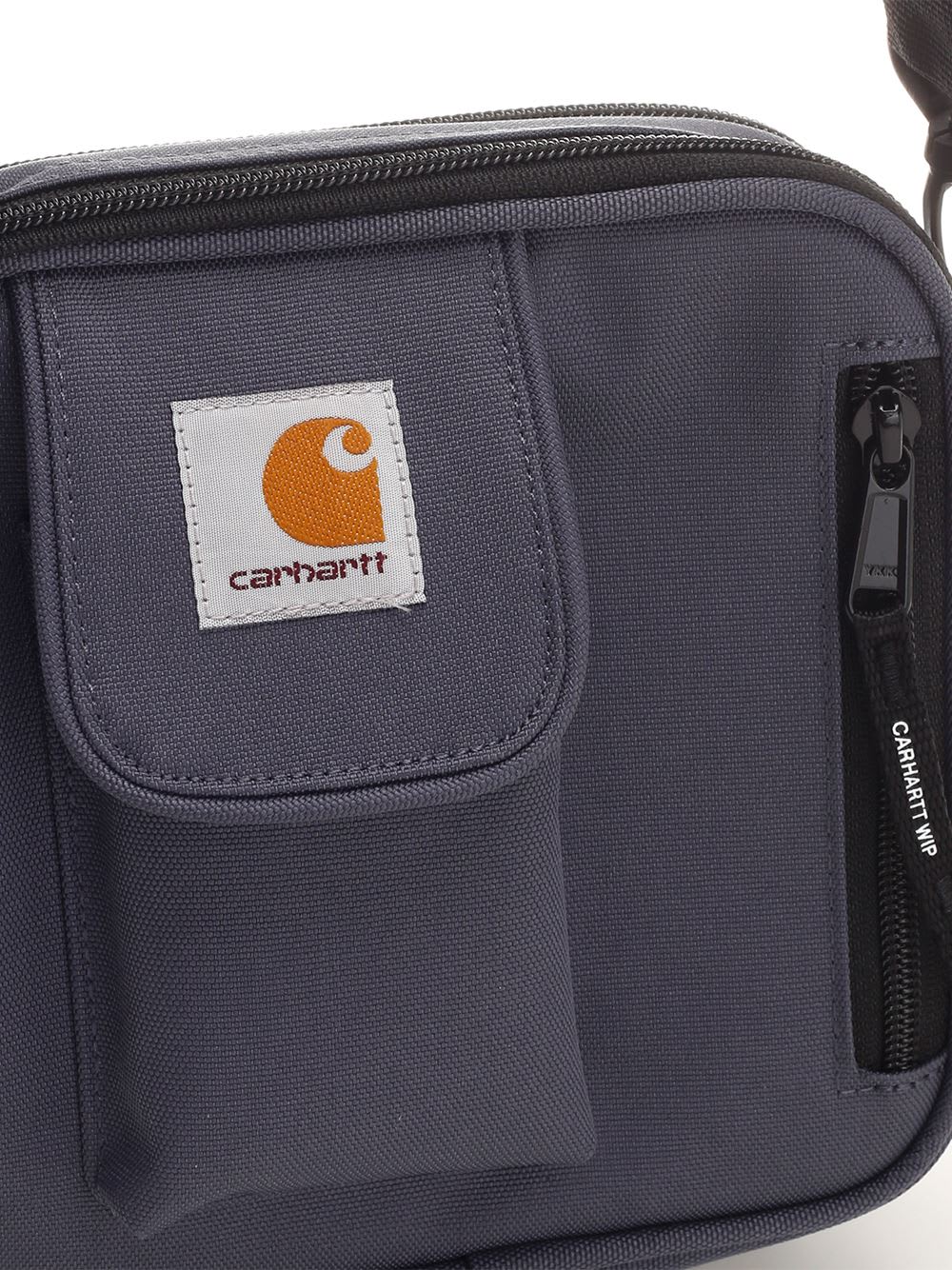 Shop Carhartt Small Essentials Crossbody Bag In Grigio