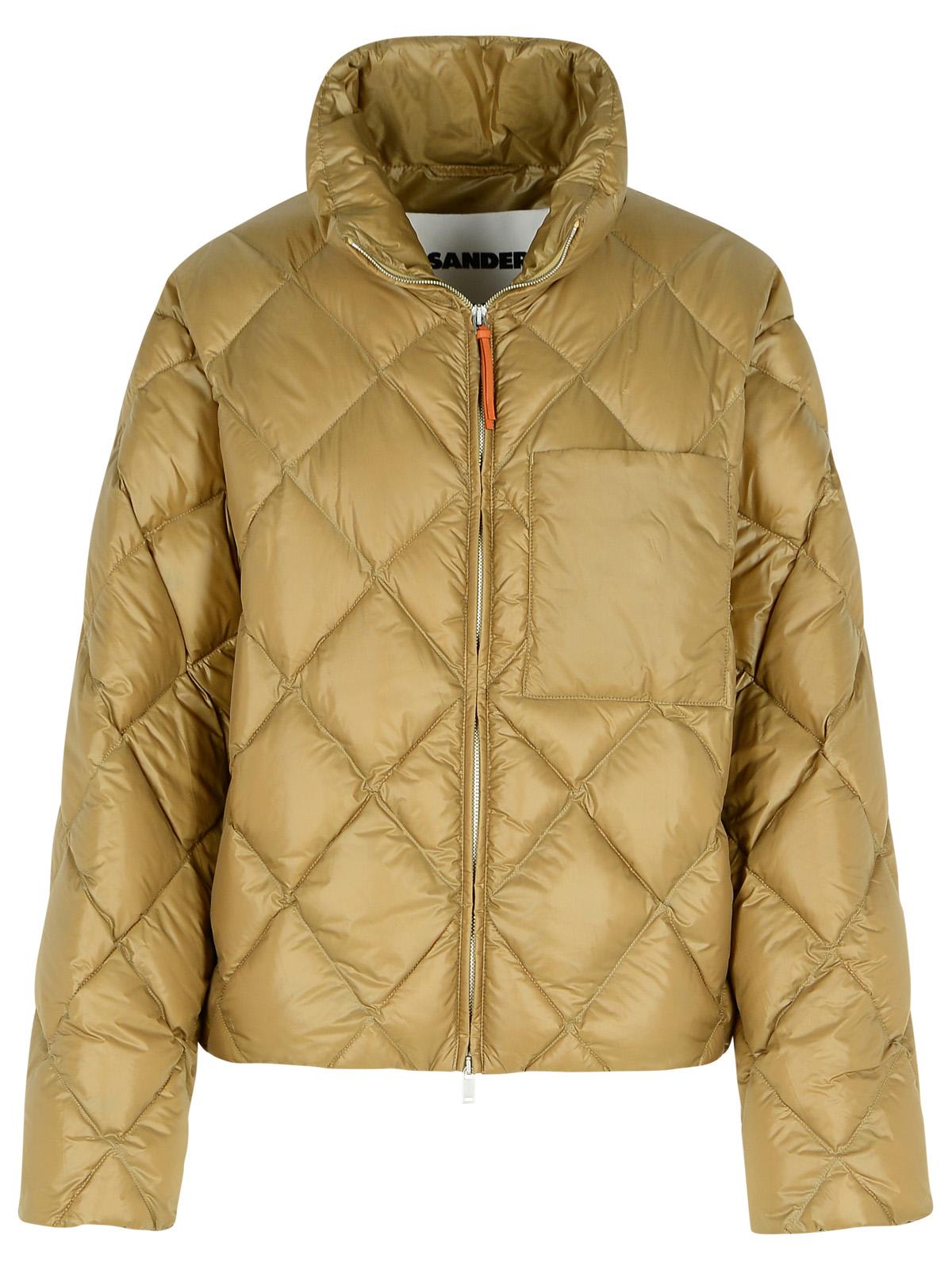 Beige Polyamide Down Jacket