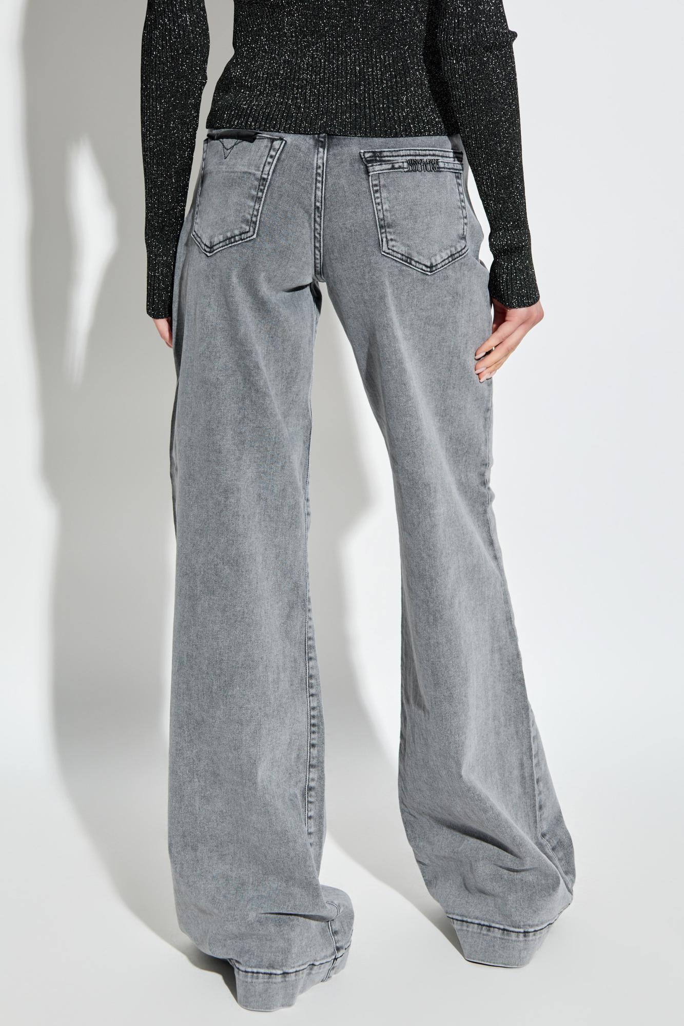 Versace Jeans Couture Jeans With Logo In Black