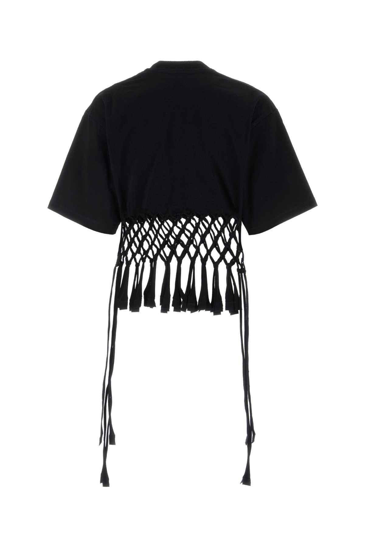 Shop Isabel Marant Black Cotton Texana Top