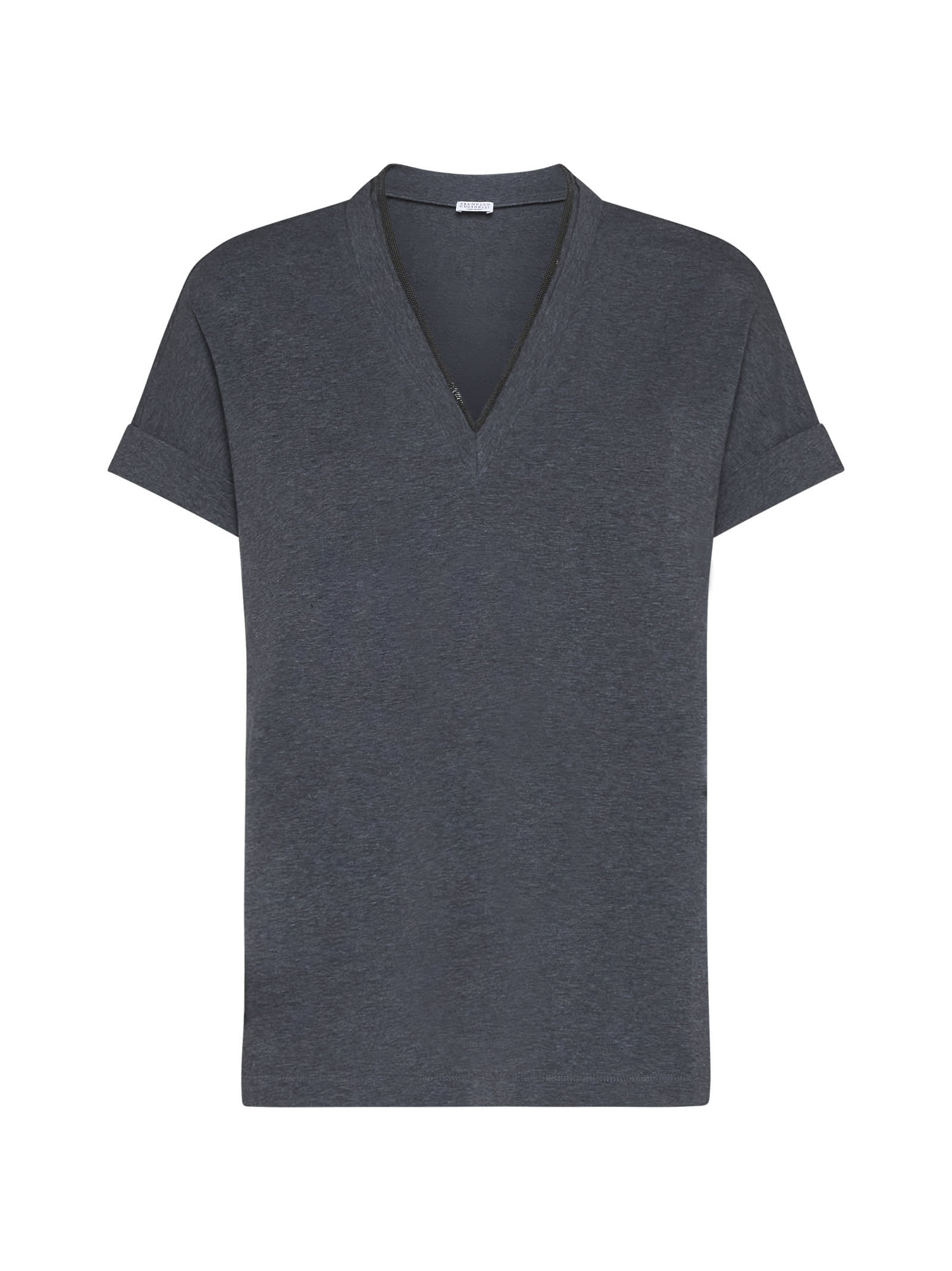 Shop Brunello Cucinelli T-shirt In Grey