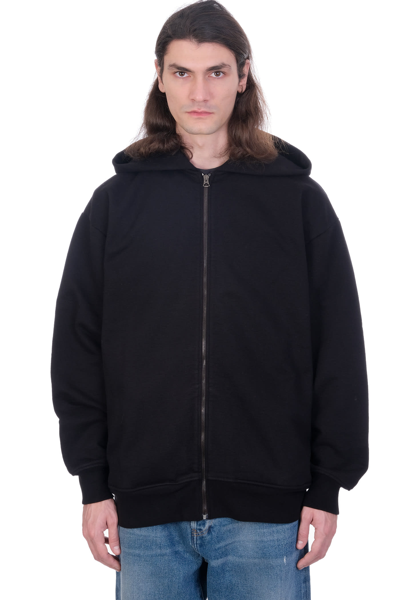 Acne Studios Forban Sweatshirt In Black Cotton