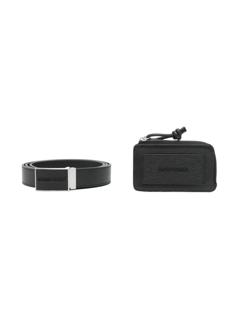 Shop Emporio Armani Gift Set In Dark Green Black