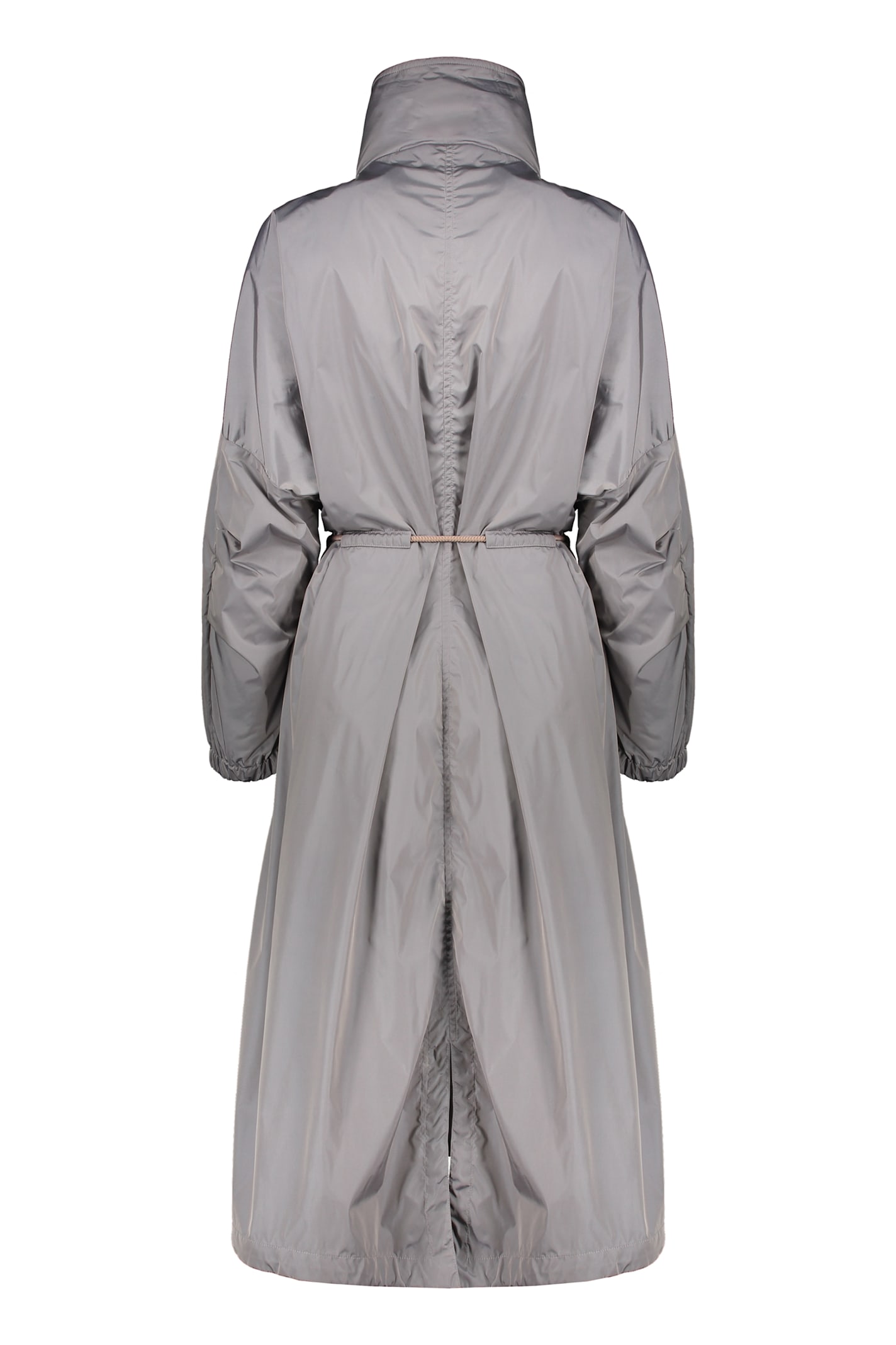 Moorer Long Parka In Grey