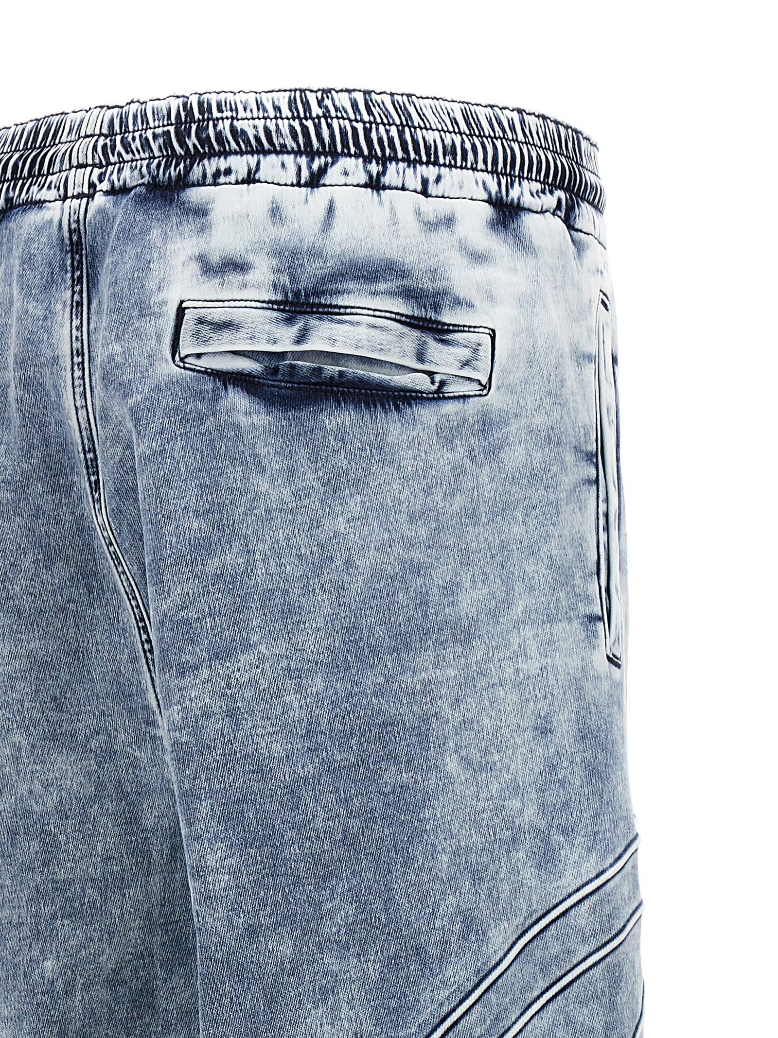 Shop Diesel D-lab Track Jeans In Light Blue