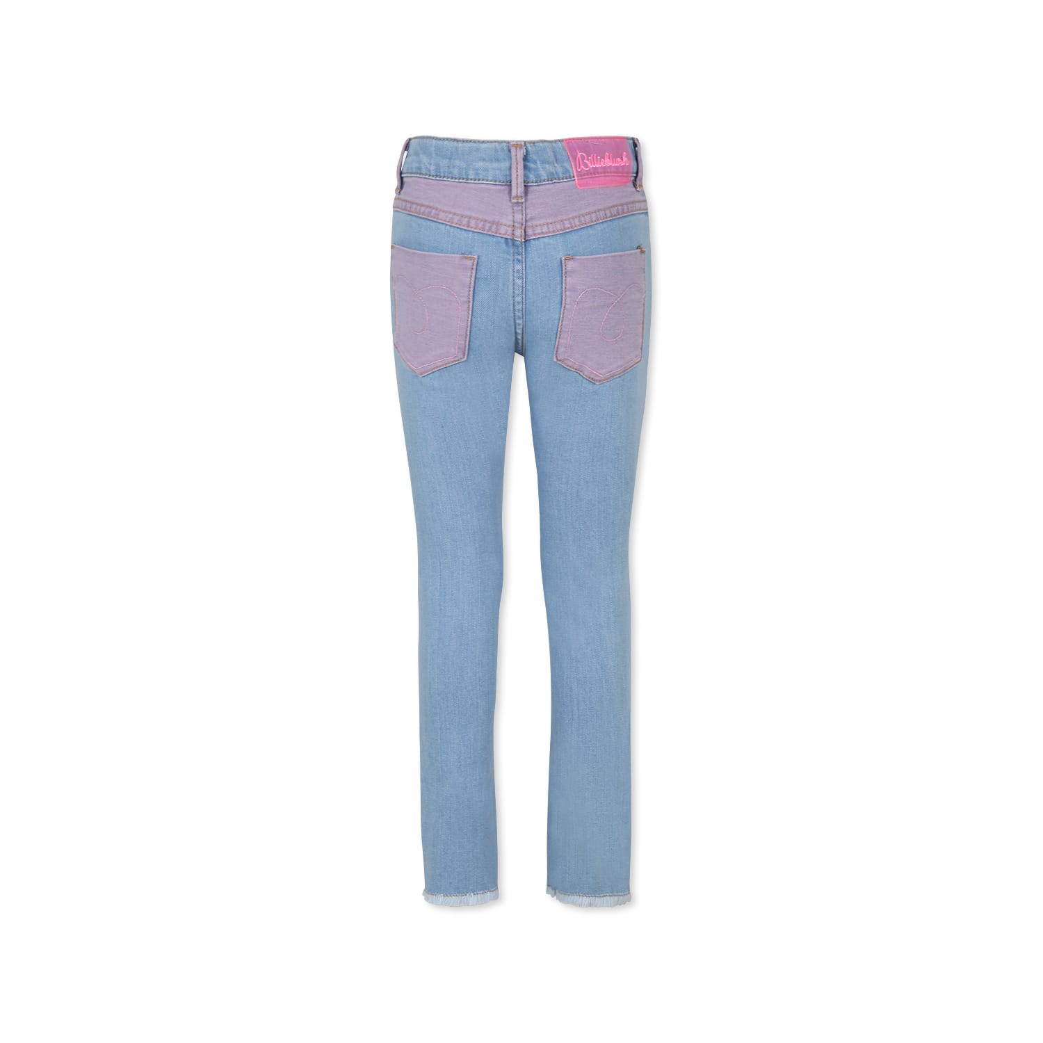 Billieblush Belt-loop Jeans In Denim