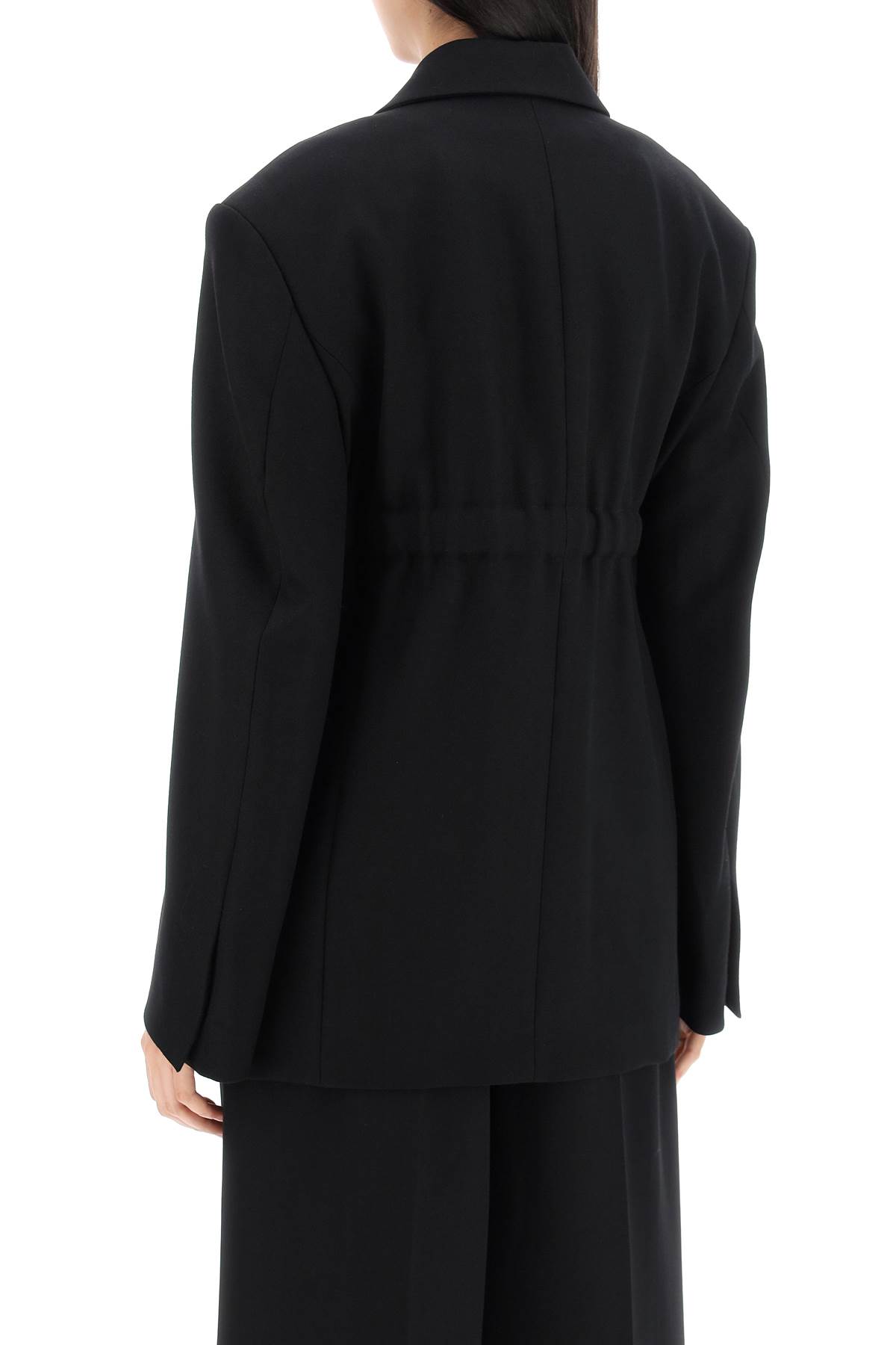 Shop Alexander Wang Oversized Blazer In Black (black)