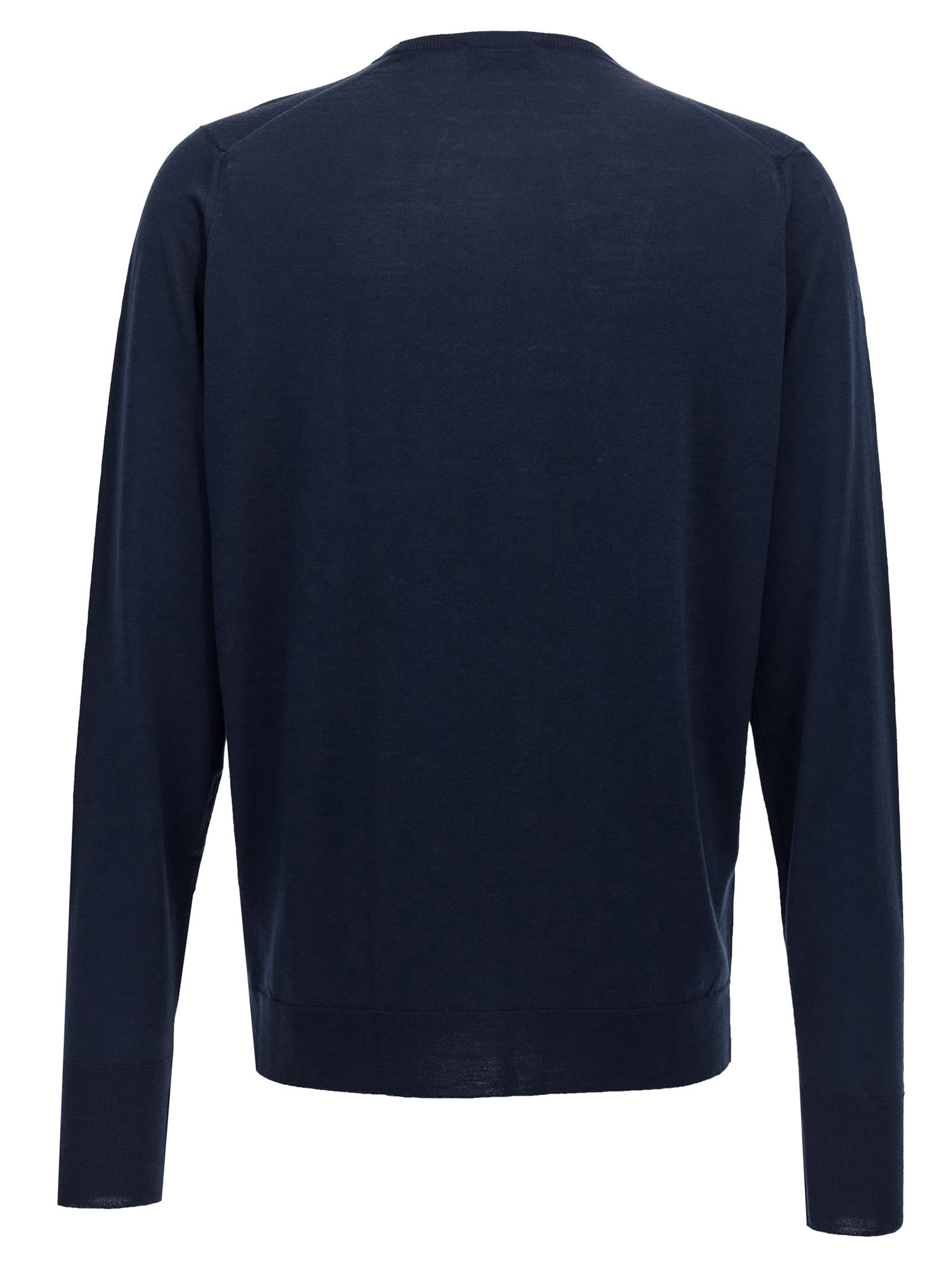 John Smedley Marcus Crew-neck Sweater In Blue