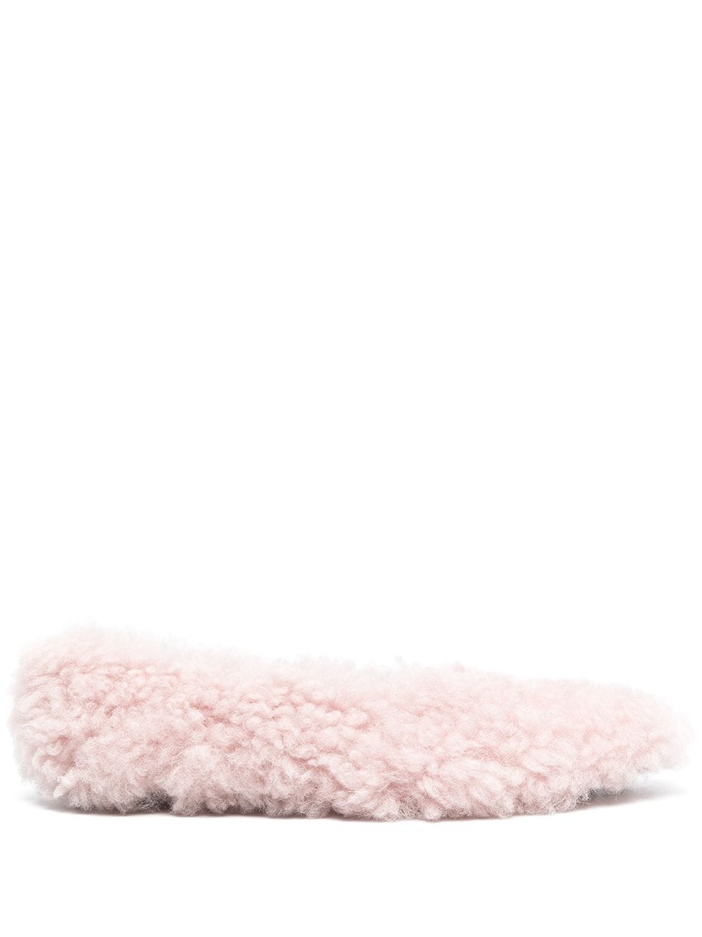 Buy Marni Ballerina In Pink Sheep Wool online, shop Marni shoes with free shipping