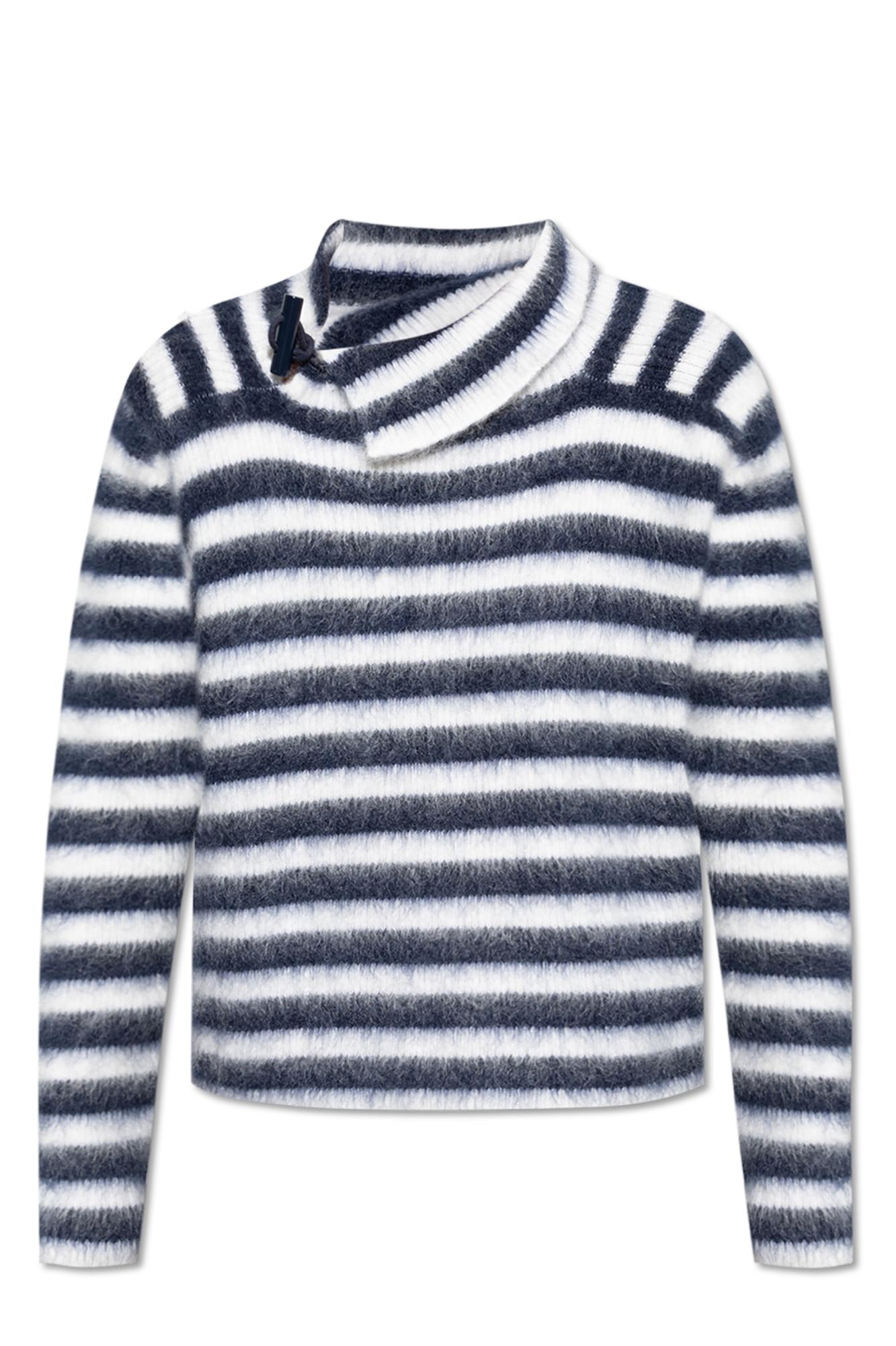 Shop Jacquemus Mohair Sweater In Multicolour