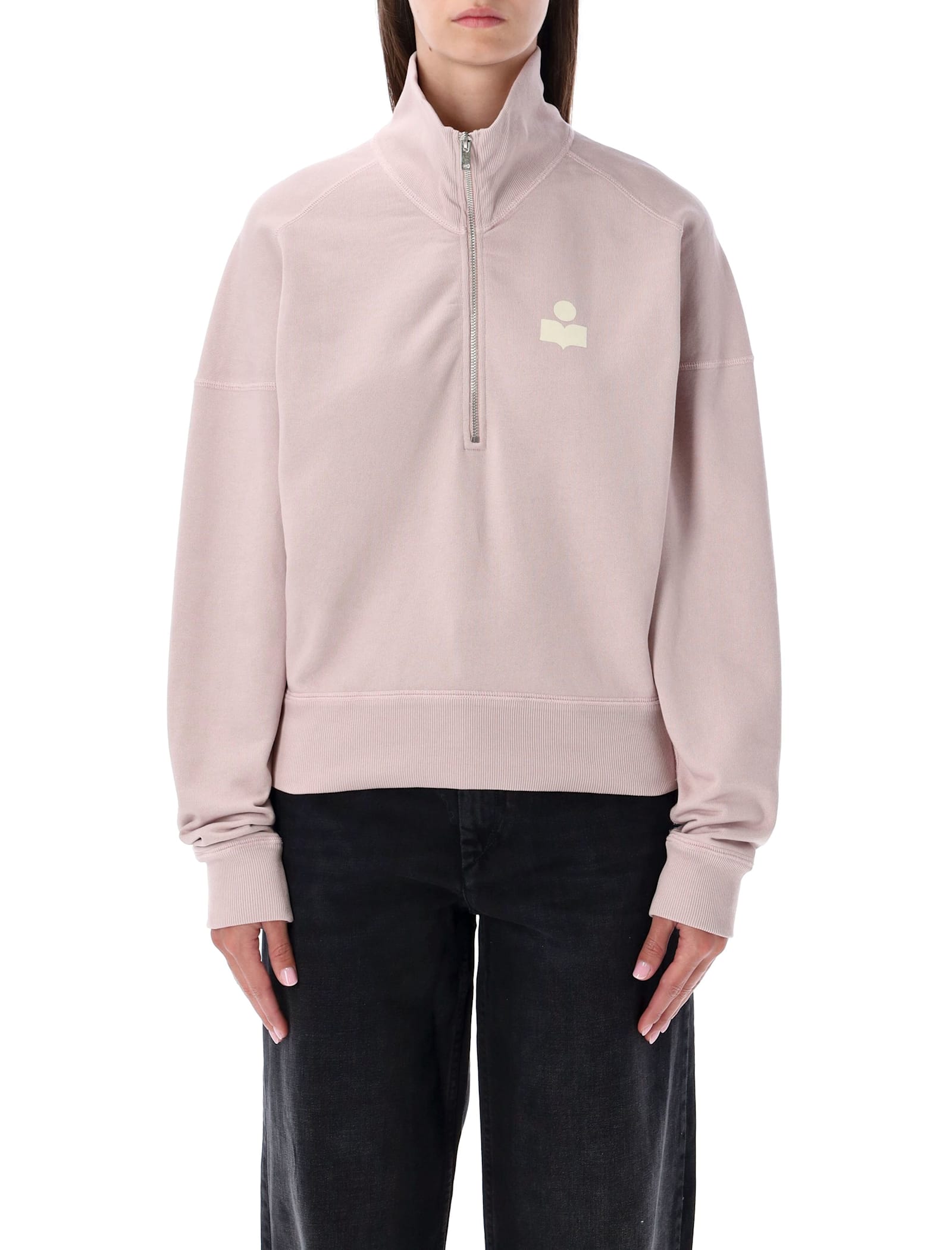Isabel Marant Étoile Marant Étoile Zip Sweatshirt In Pink
