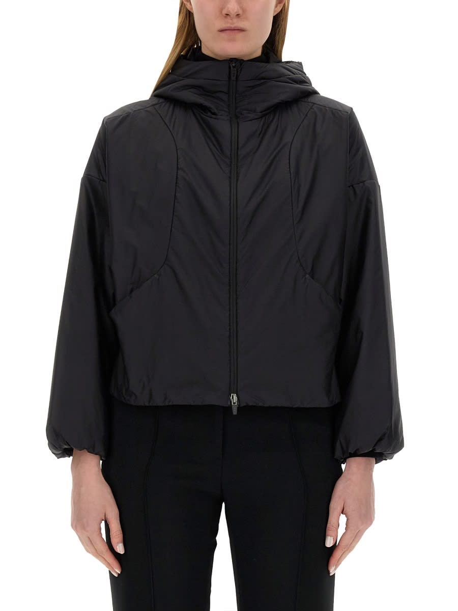 Shop Herno Nylon Jacket In Black