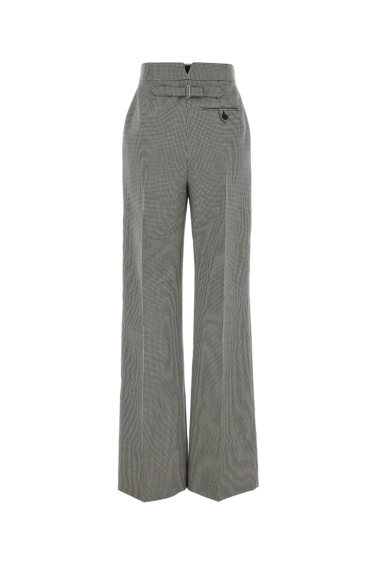 Alexander Mcqueen Slim Fit Trousers With Pockets And Belt Loops In Blackivory