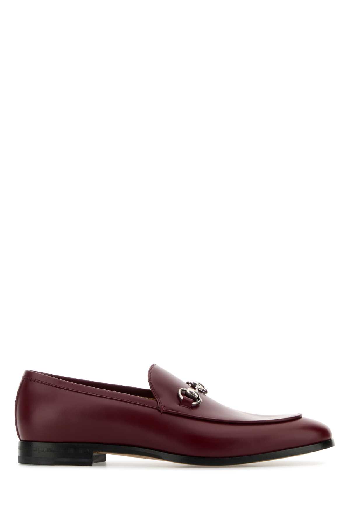 Burgundy Leather Loafers