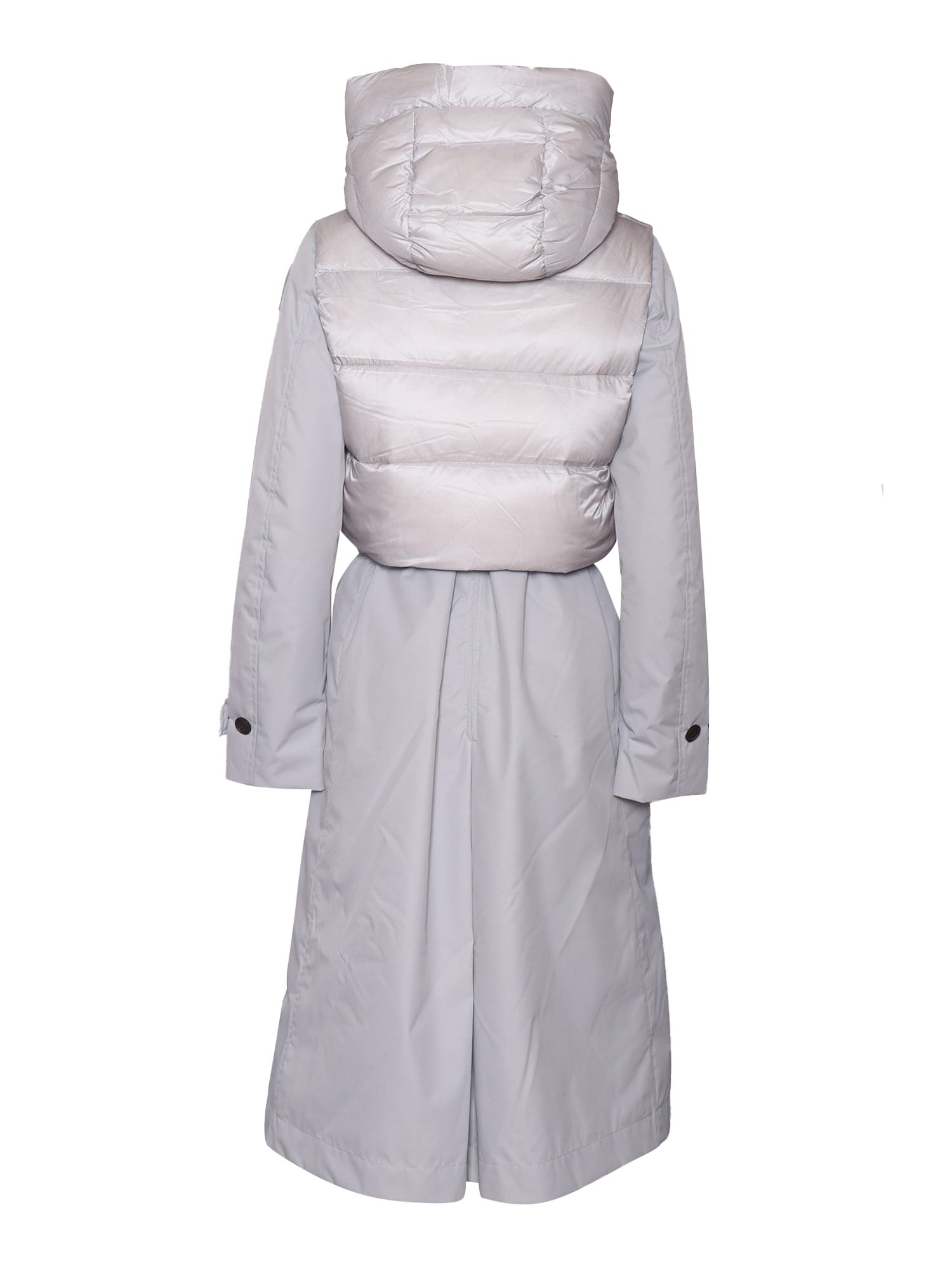 Parajumpers Dawn - Woman Hooded Down Coat In White