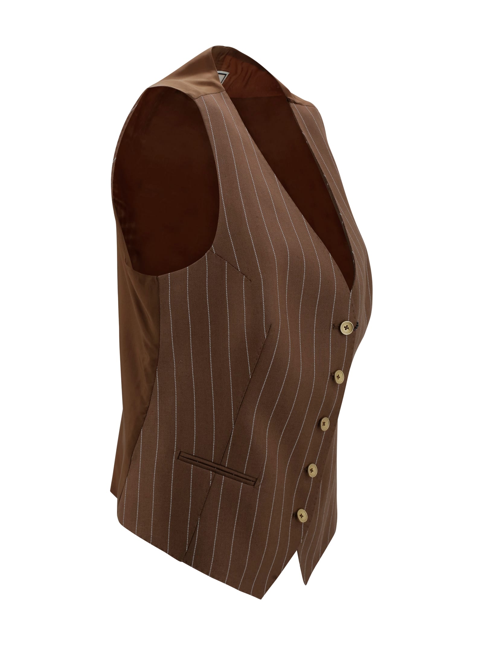 TAGLIATORE GILET WITH INSERTS