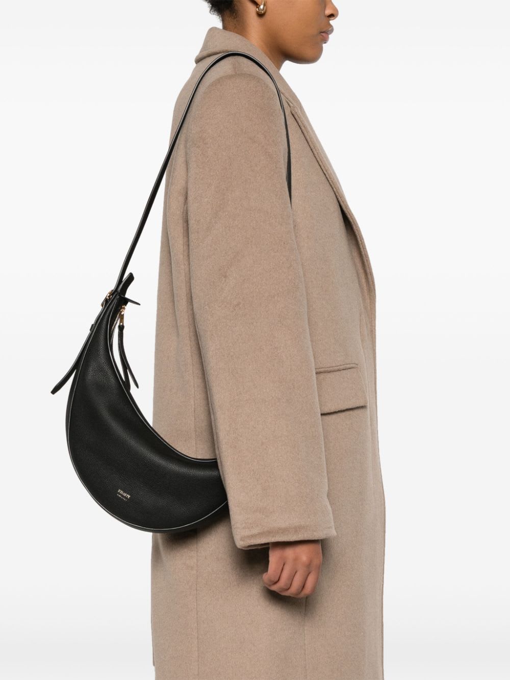 Khaite Augustina Small Leather Crossbody Bag In Black