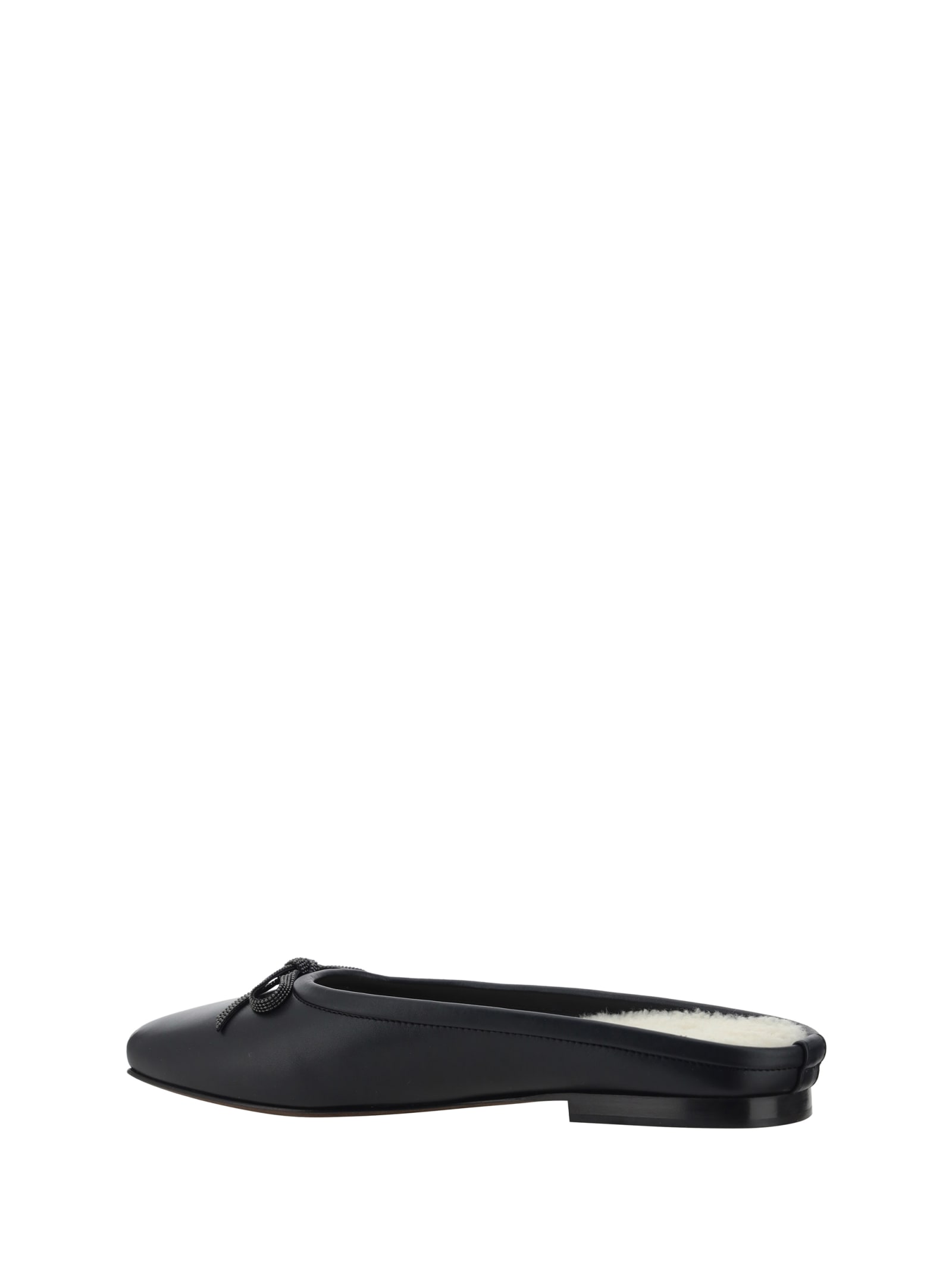 Shop Brunello Cucinelli Ballerinas In Nero