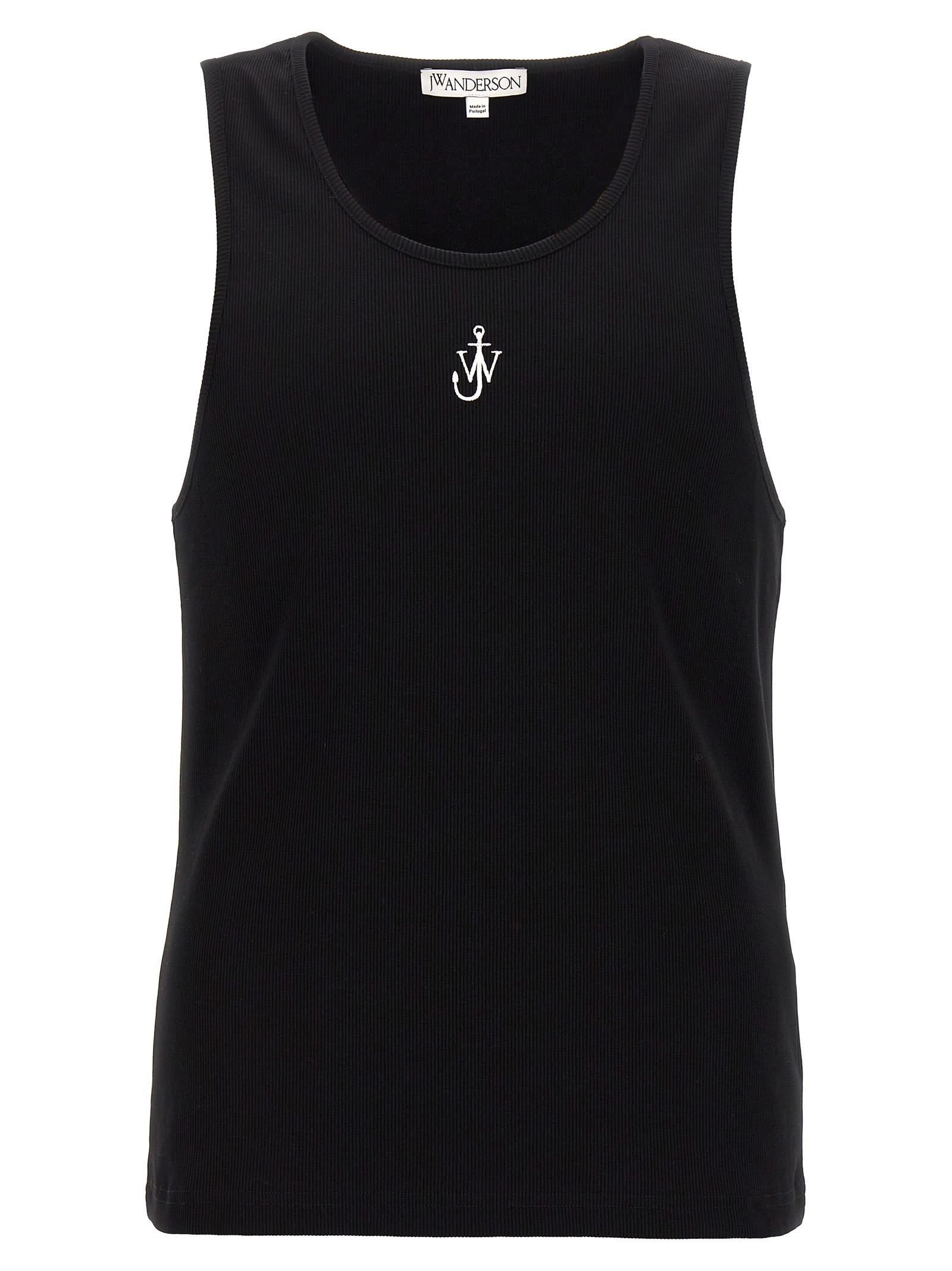 Jw Anderson Anchor Tank Top In Black