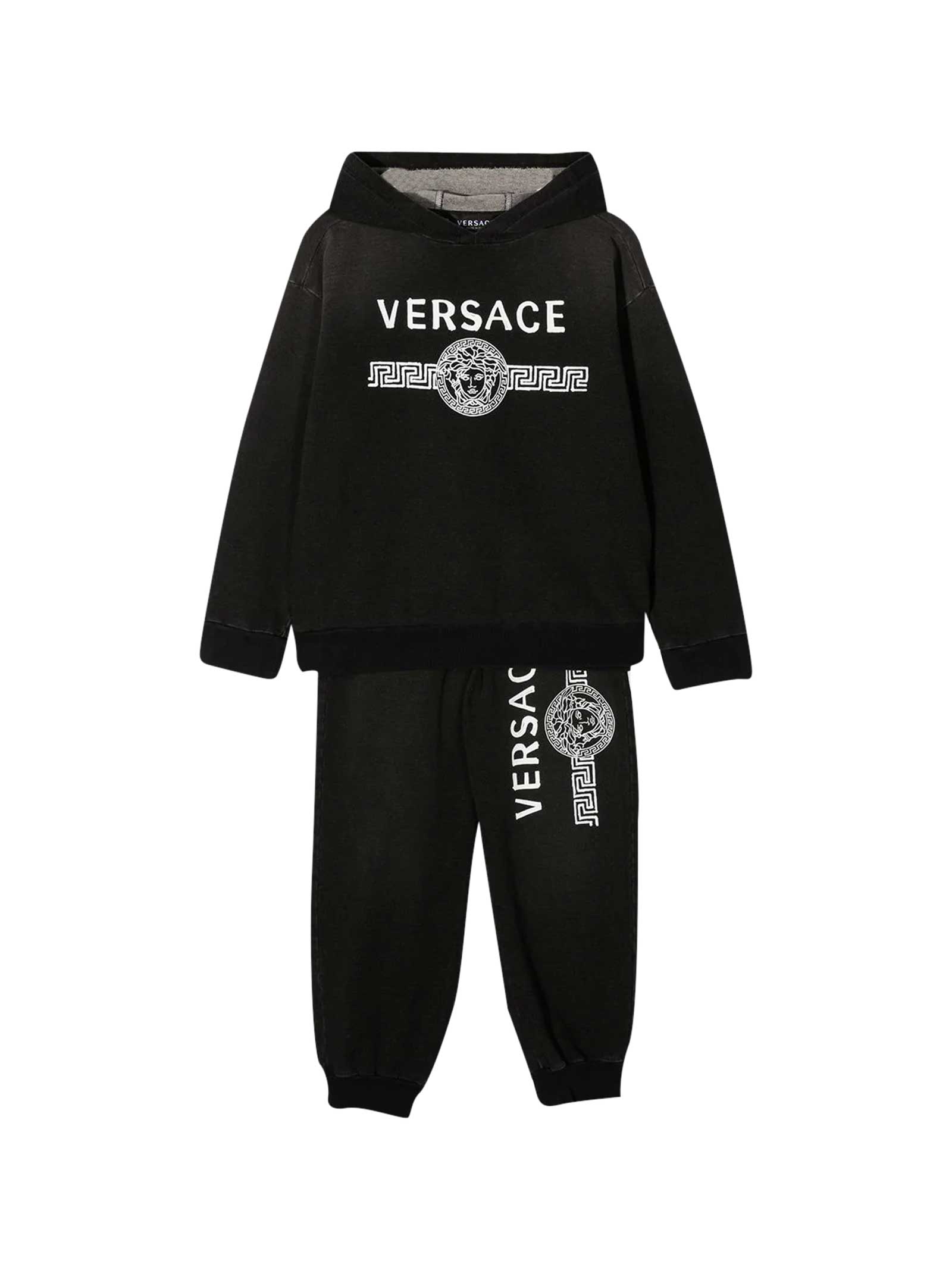 Young Versace Black Sports Suit